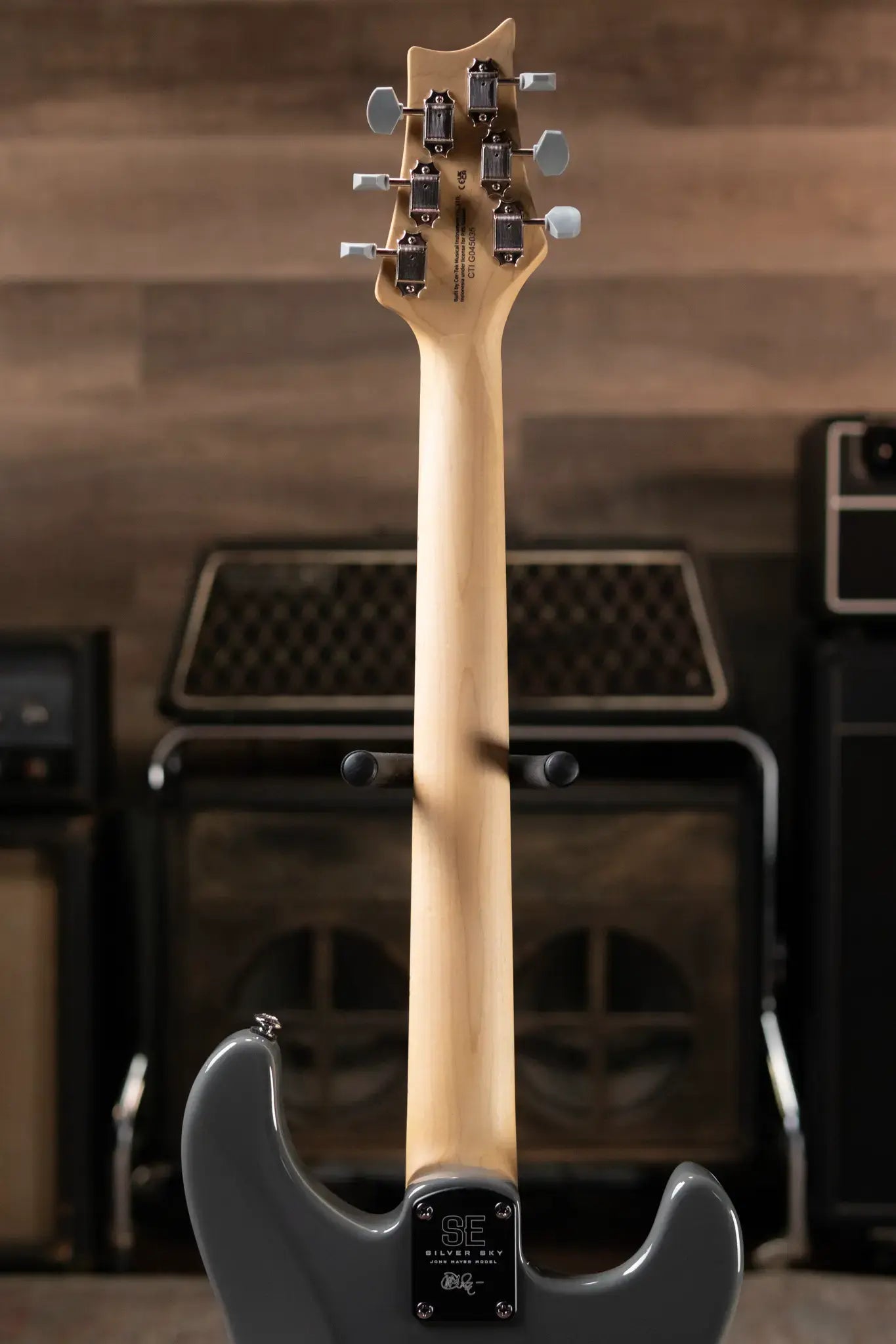 PRS SE Silver Sky Left-Handed - Overland Gray with Gig Bag