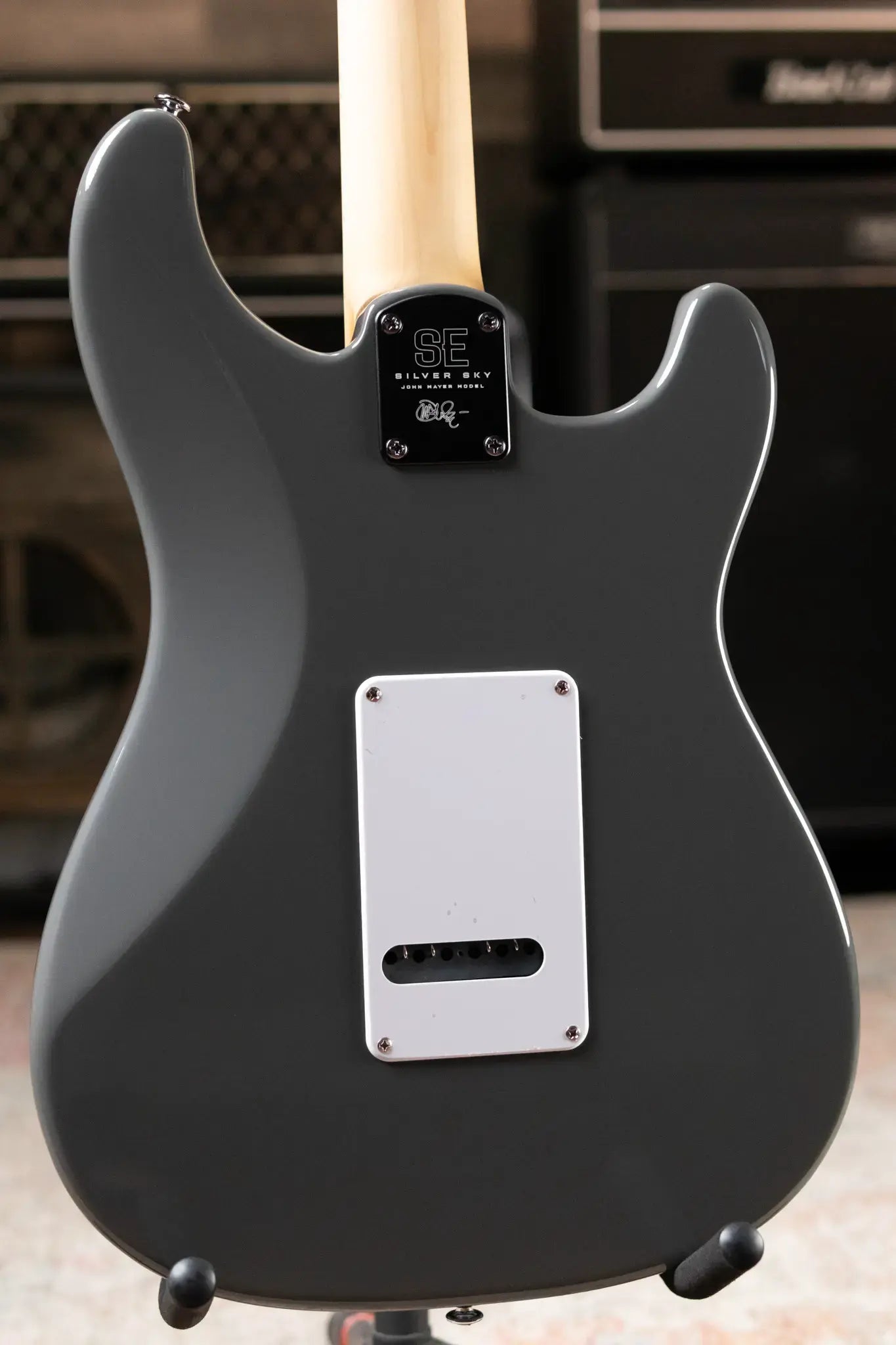 PRS SE Silver Sky Left-Handed - Overland Gray with Gig Bag