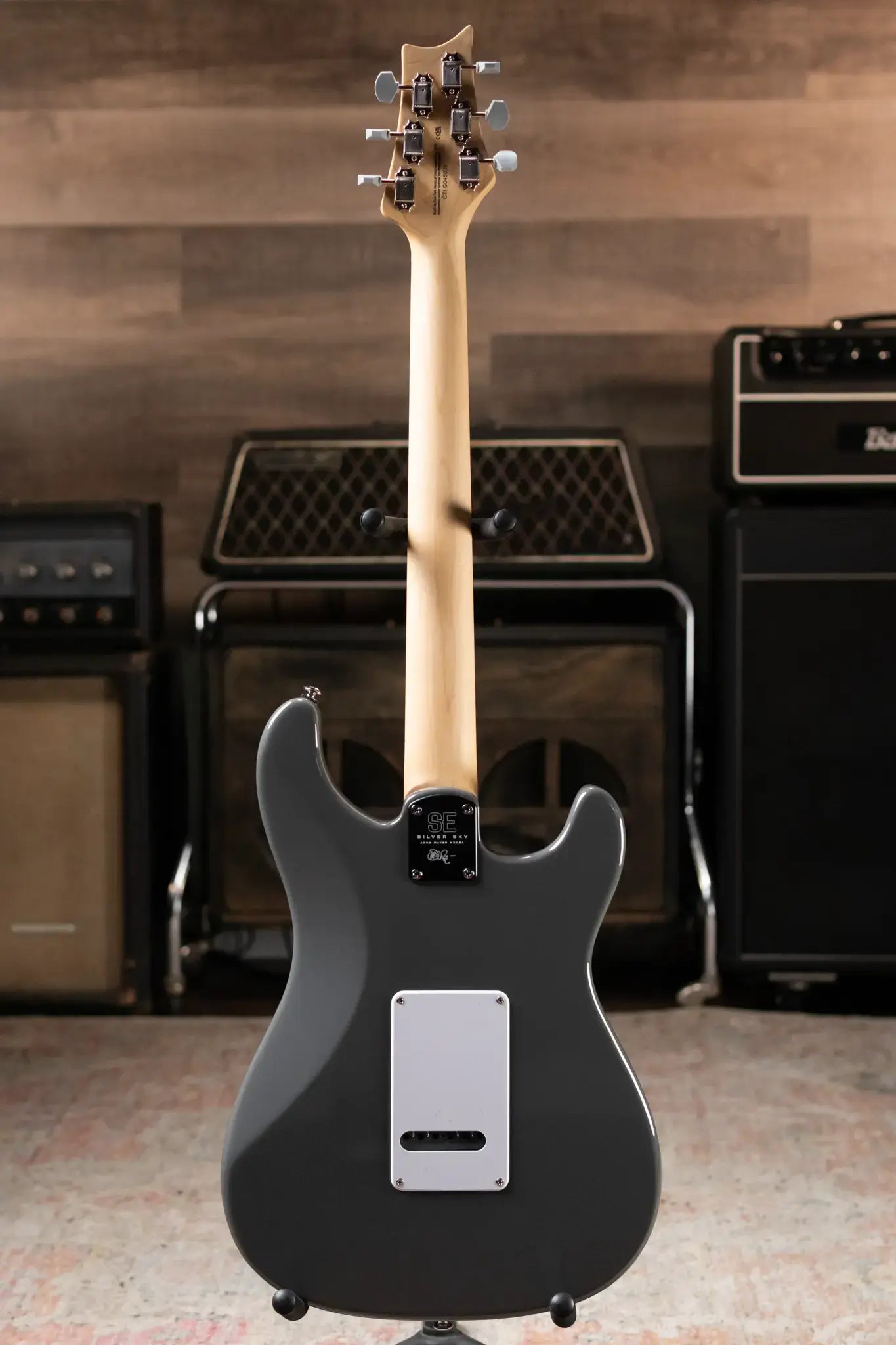 PRS SE Silver Sky Left-Handed - Overland Gray with Gig Bag