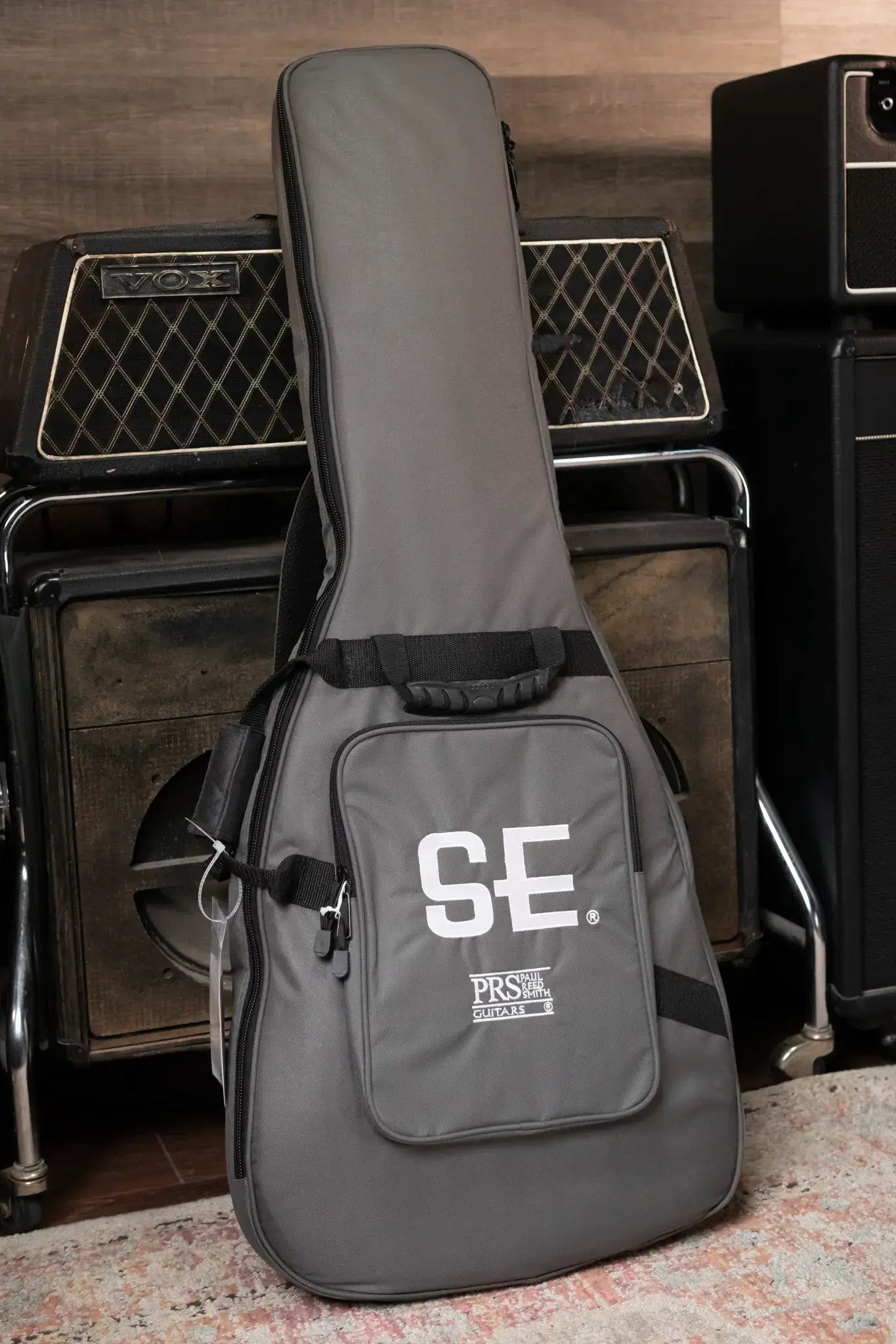 PRS SE Silver Sky Left-Handed - Overland Gray with Gig Bag