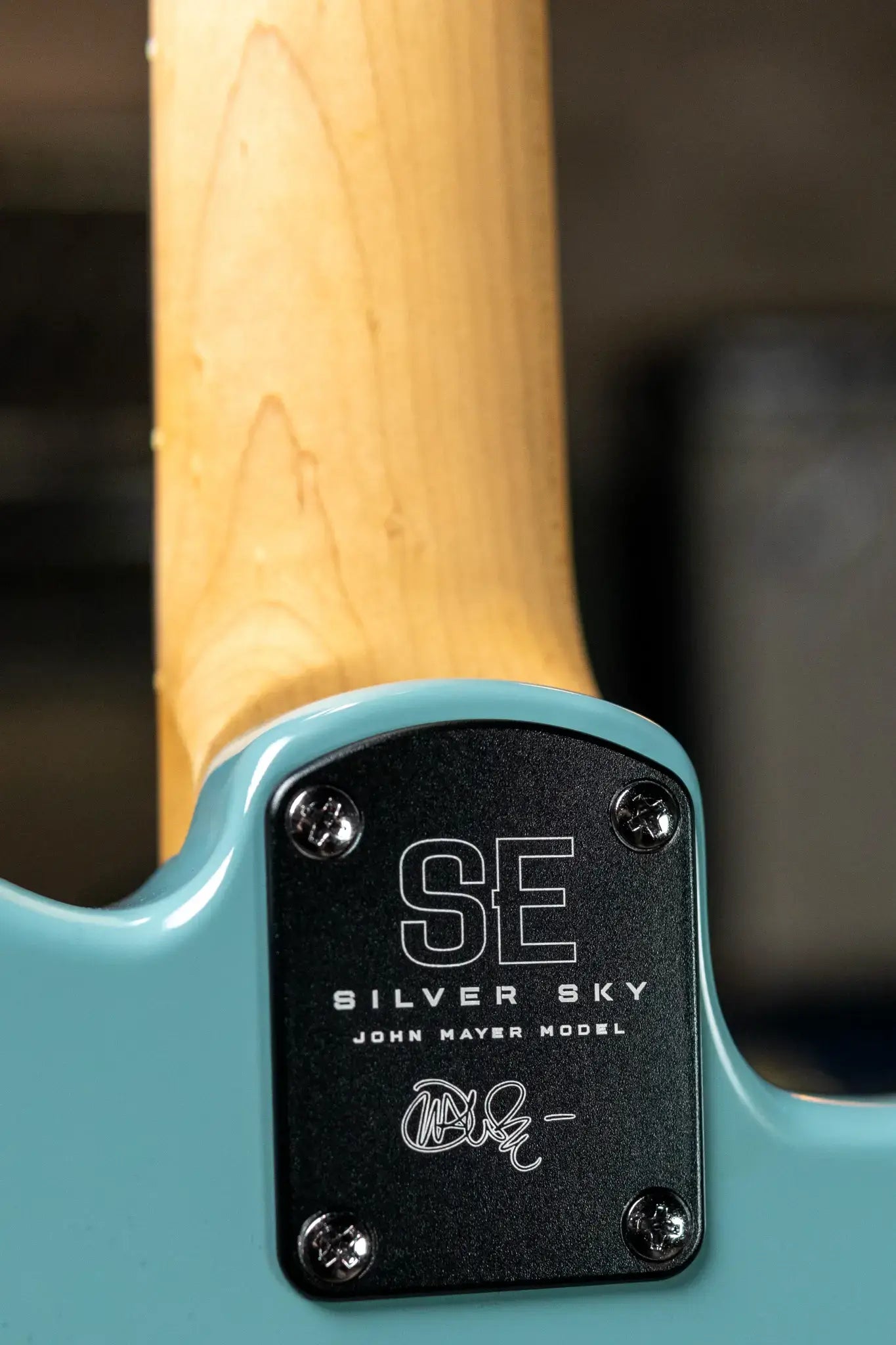 PRS SE Silver Sky Left-handed John Mayer Model Electric Guitar - Stone Blue with Gig Bag