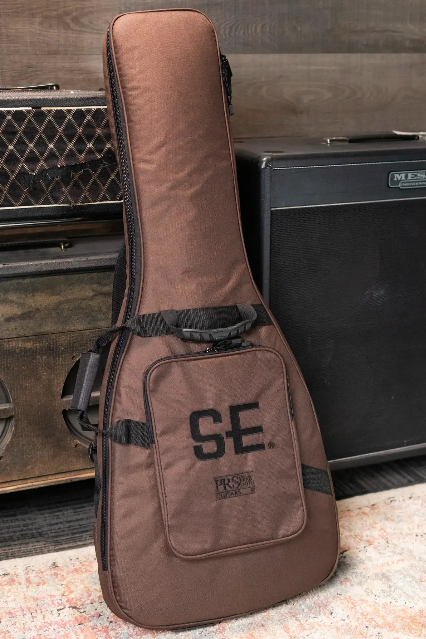 PRS SE Special Semi-hollow Electric Guitar - Orange Tiger Smokeburst with Gig Bag