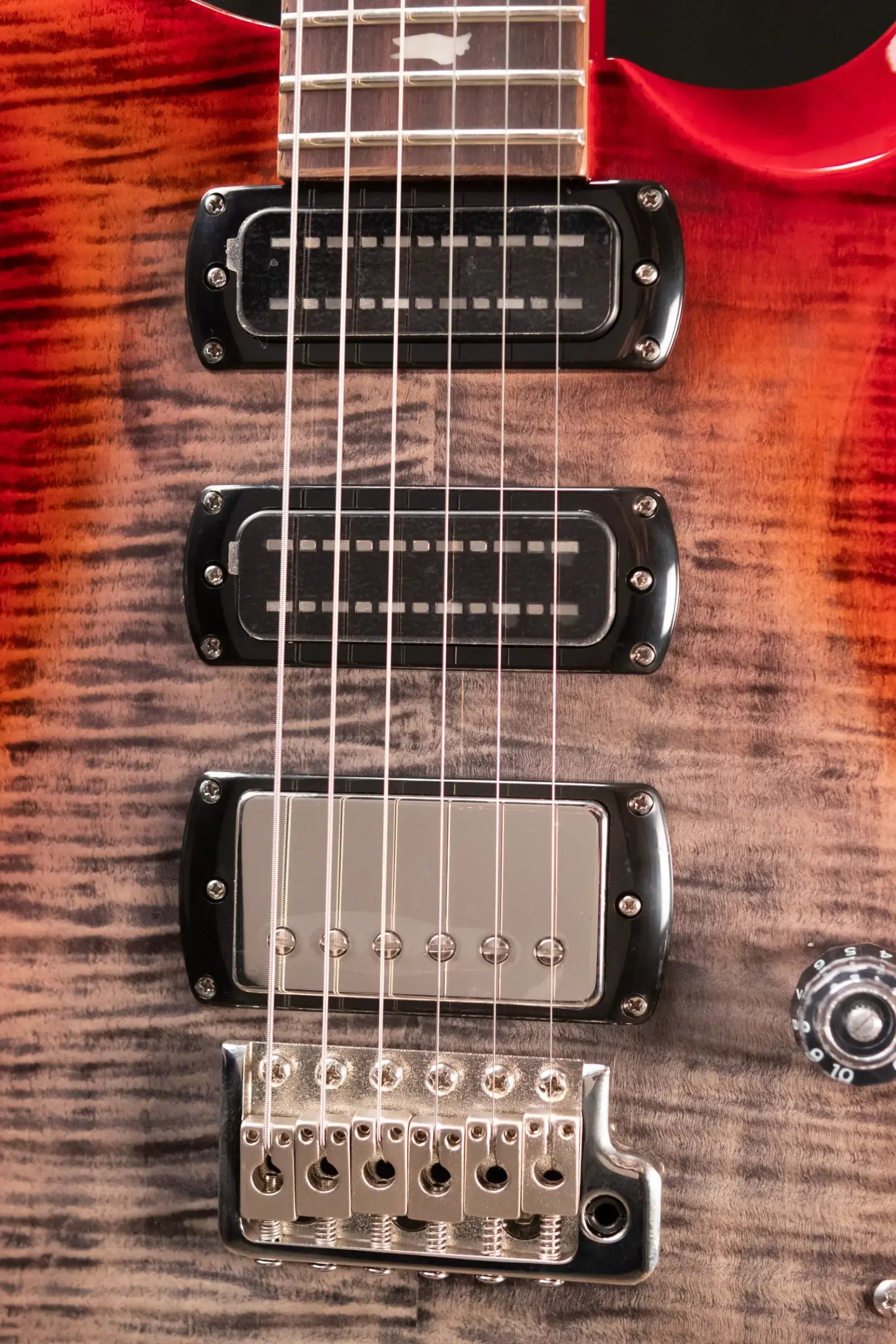 PRS SE Studio Electric Guitar - Charcoal Cherry Burst with Gig Bag