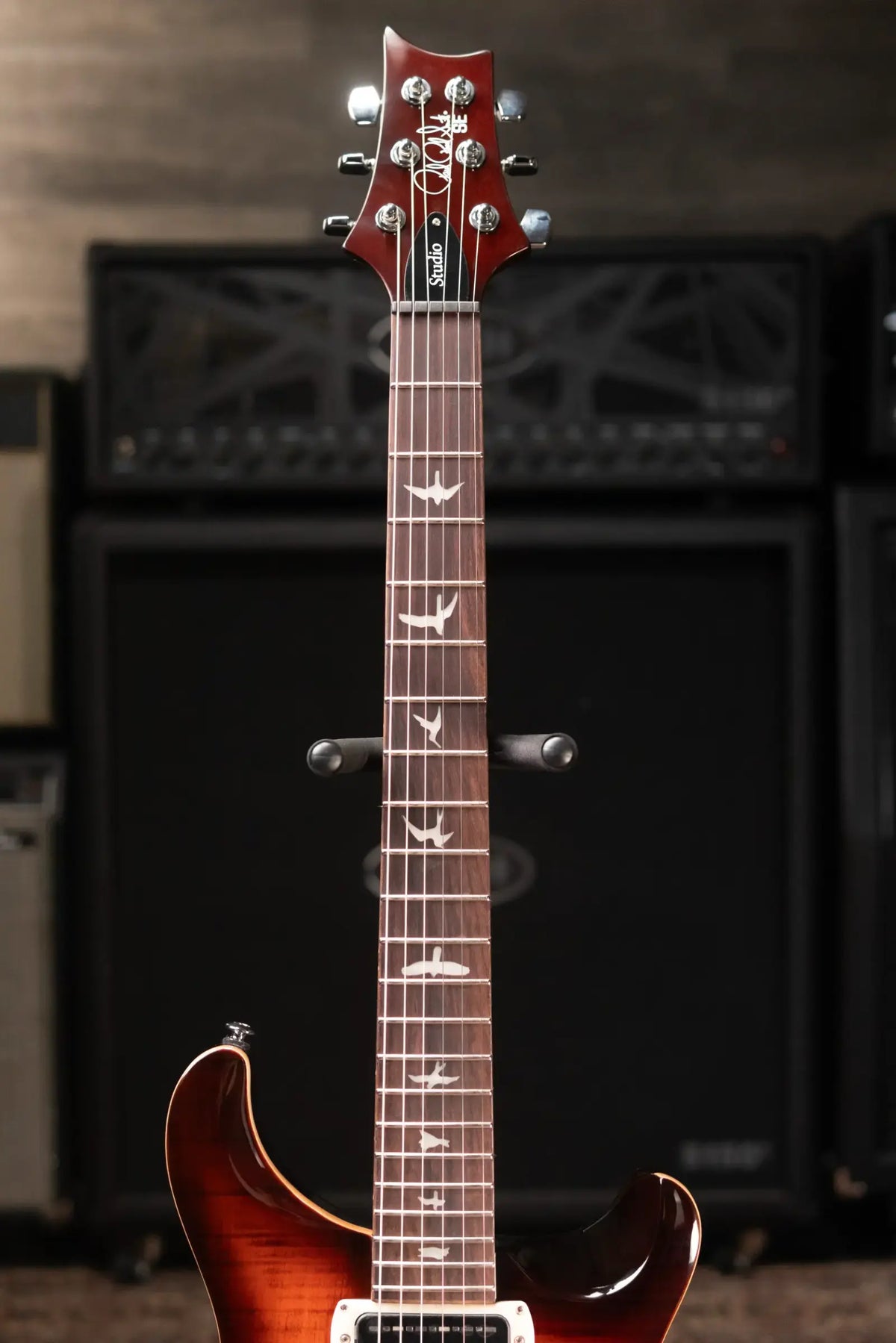 PRS SE Studio Electric Guitar - Orange Tiger Smokeburst with Gig Bag - Demo