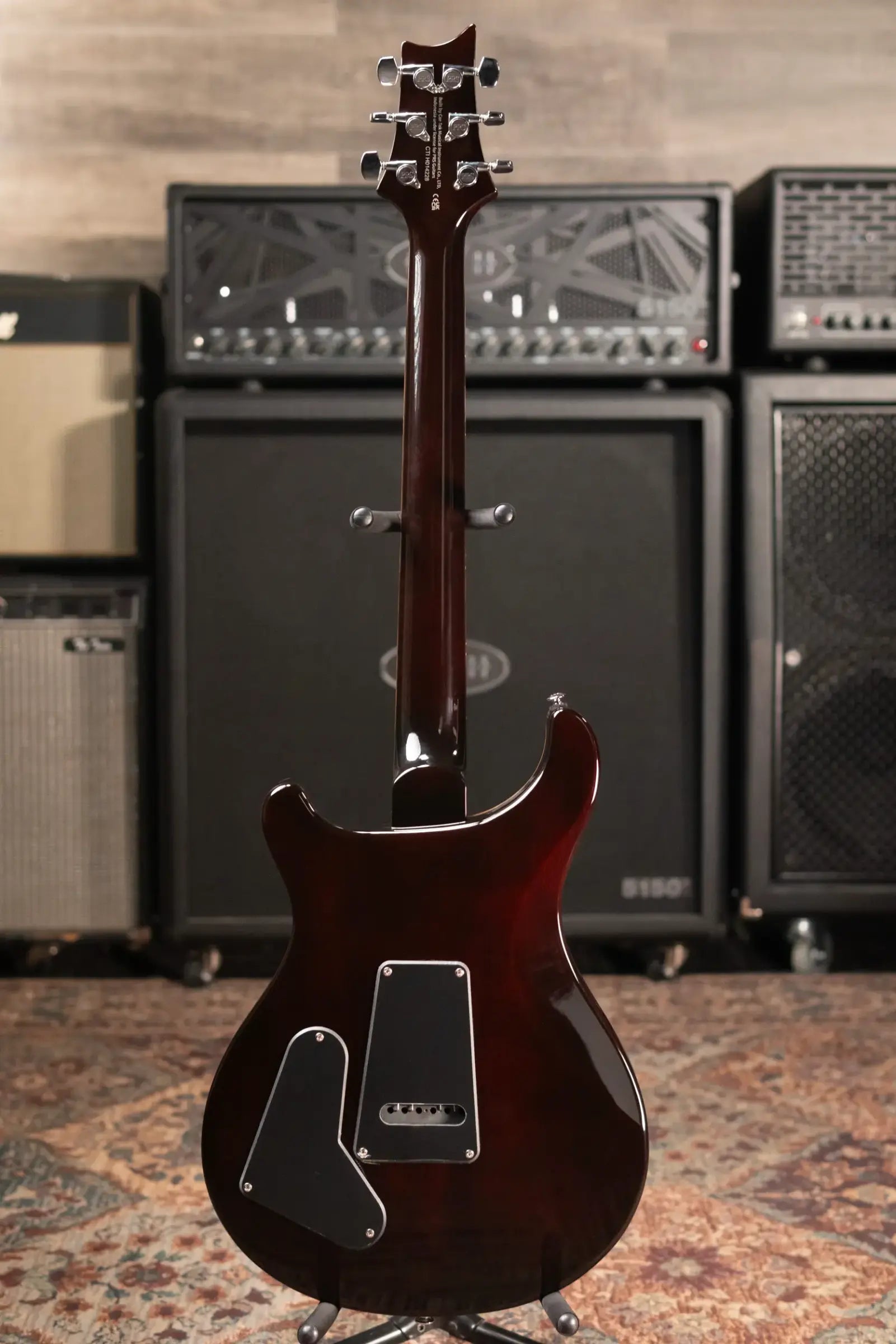 PRS SE Studio Electric Guitar - Orange Tiger Smokeburst with Gig Bag