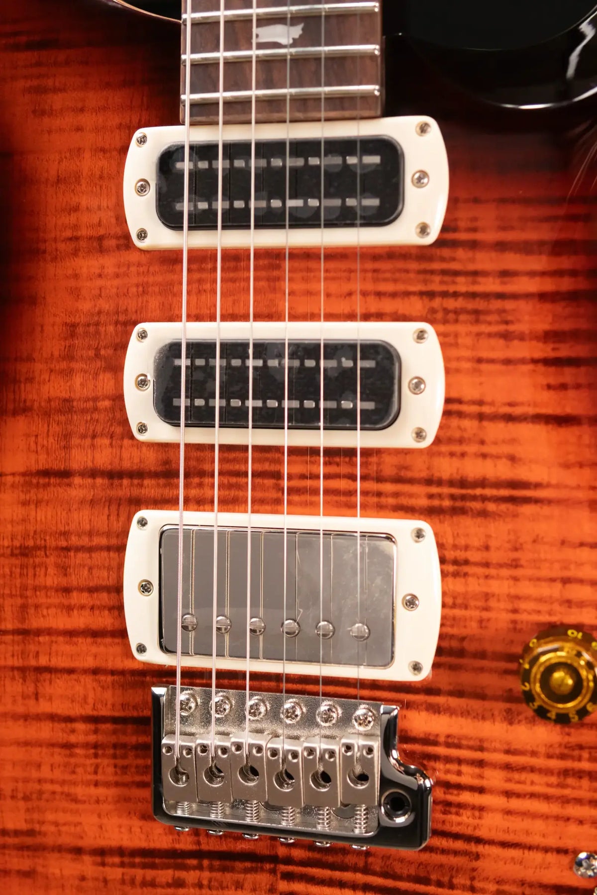 PRS SE Studio Electric Guitar - Orange Tiger Smokeburst with Gig Bag - Demo