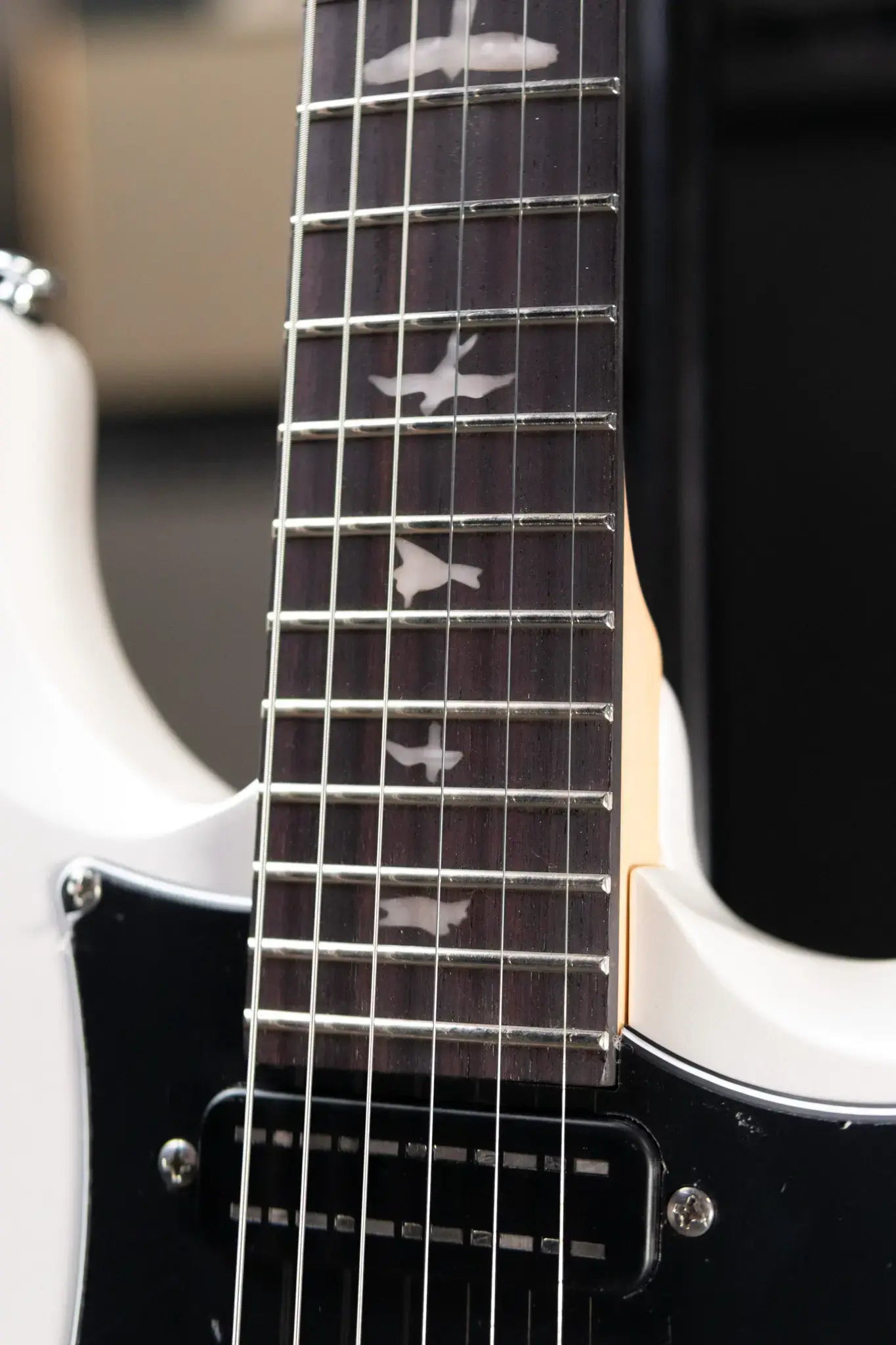 PRS SE Studio Standard Rosewood Electric Guitar - Pearl White with Gig Bag