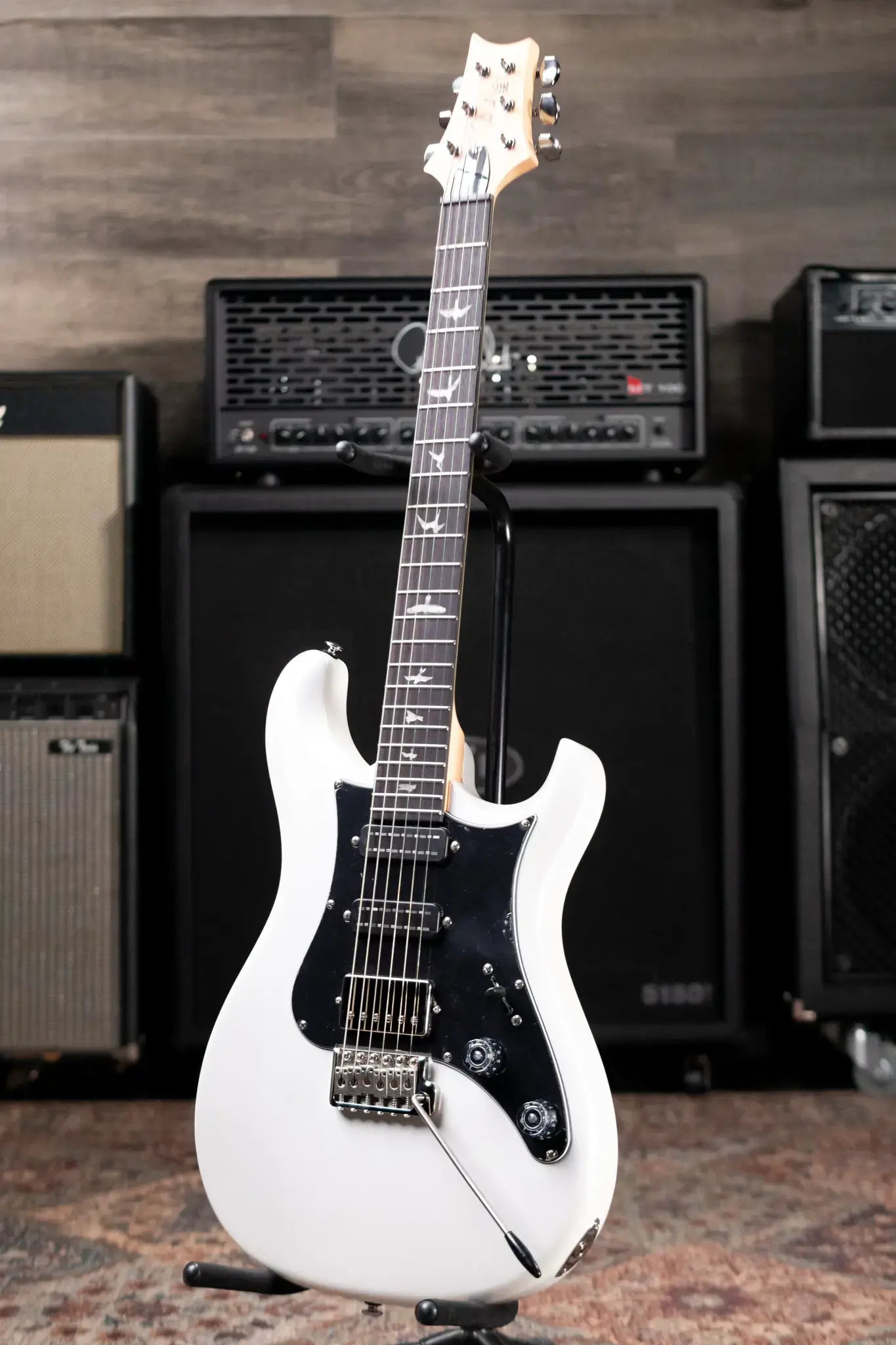 PRS SE Studio Standard Rosewood Electric Guitar - Pearl White with Gig Bag