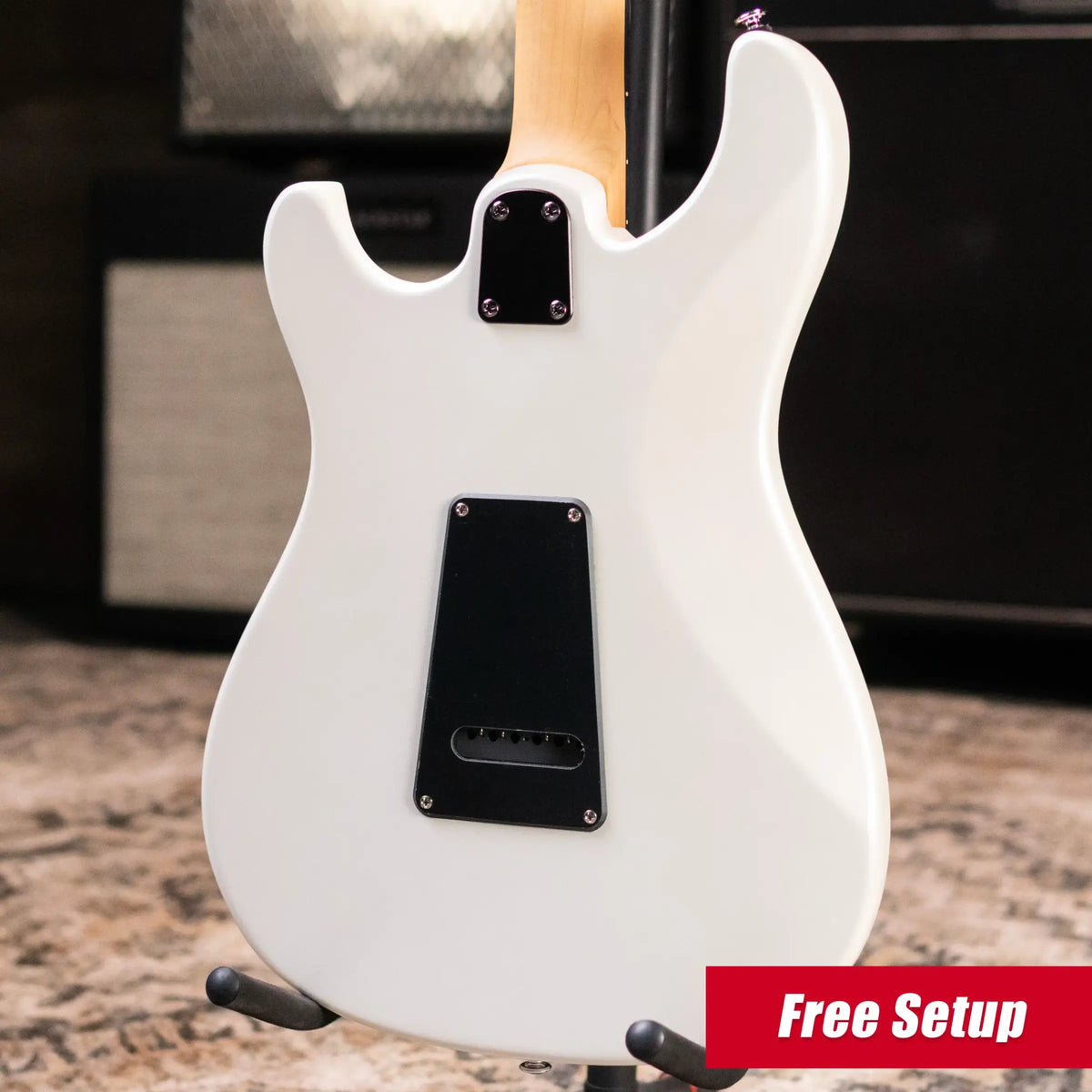 PRS SE Studio Standard Rosewood Electric Guitar - Pearl White with Gig Bag