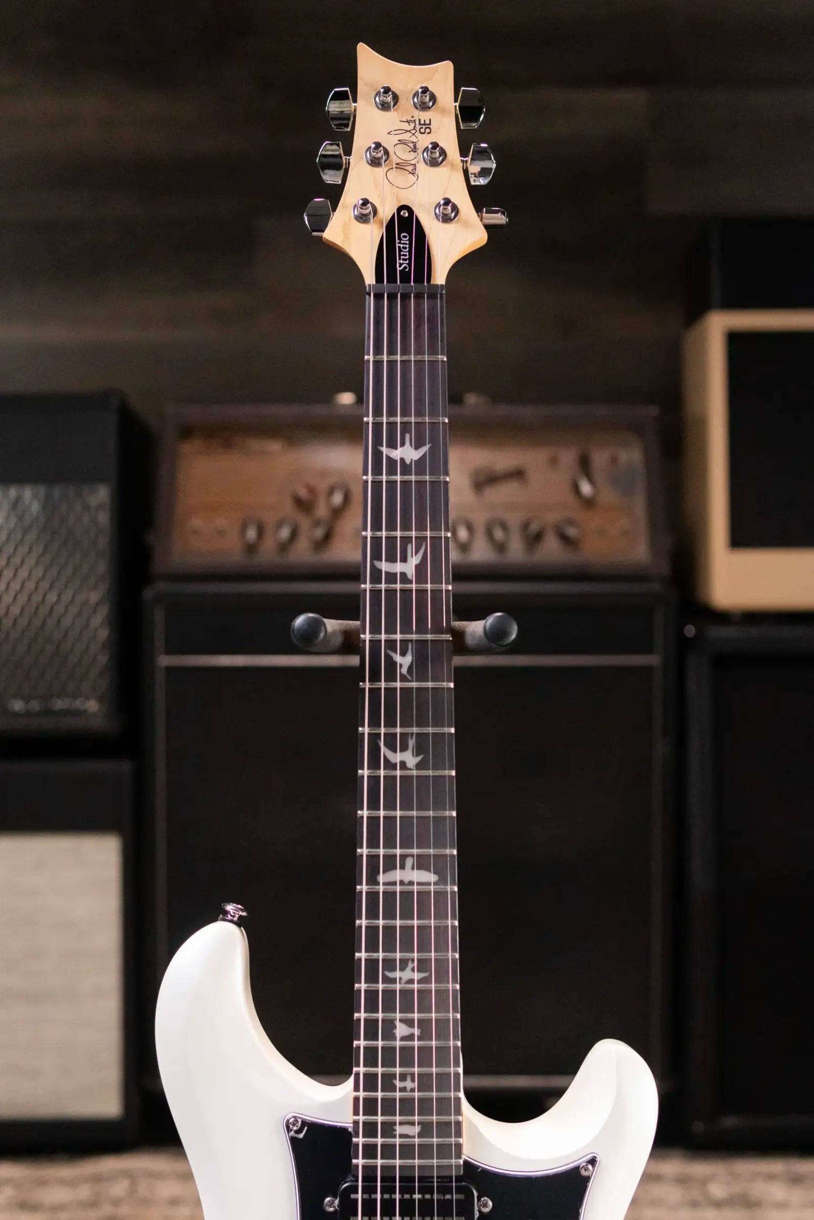 PRS SE Studio Standard Rosewood Electric Guitar - Pearl White with Gig Bag