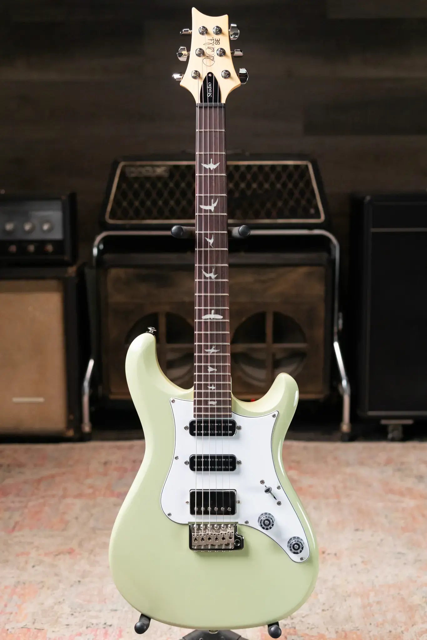 PRS SE Studio Standard Rosewood Electric Guitar - Sage Green with Gig Bag