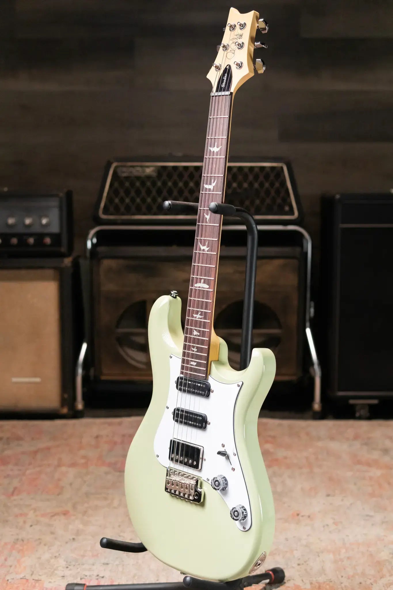 PRS SE Studio Standard Rosewood Electric Guitar - Sage Green with Gig Bag