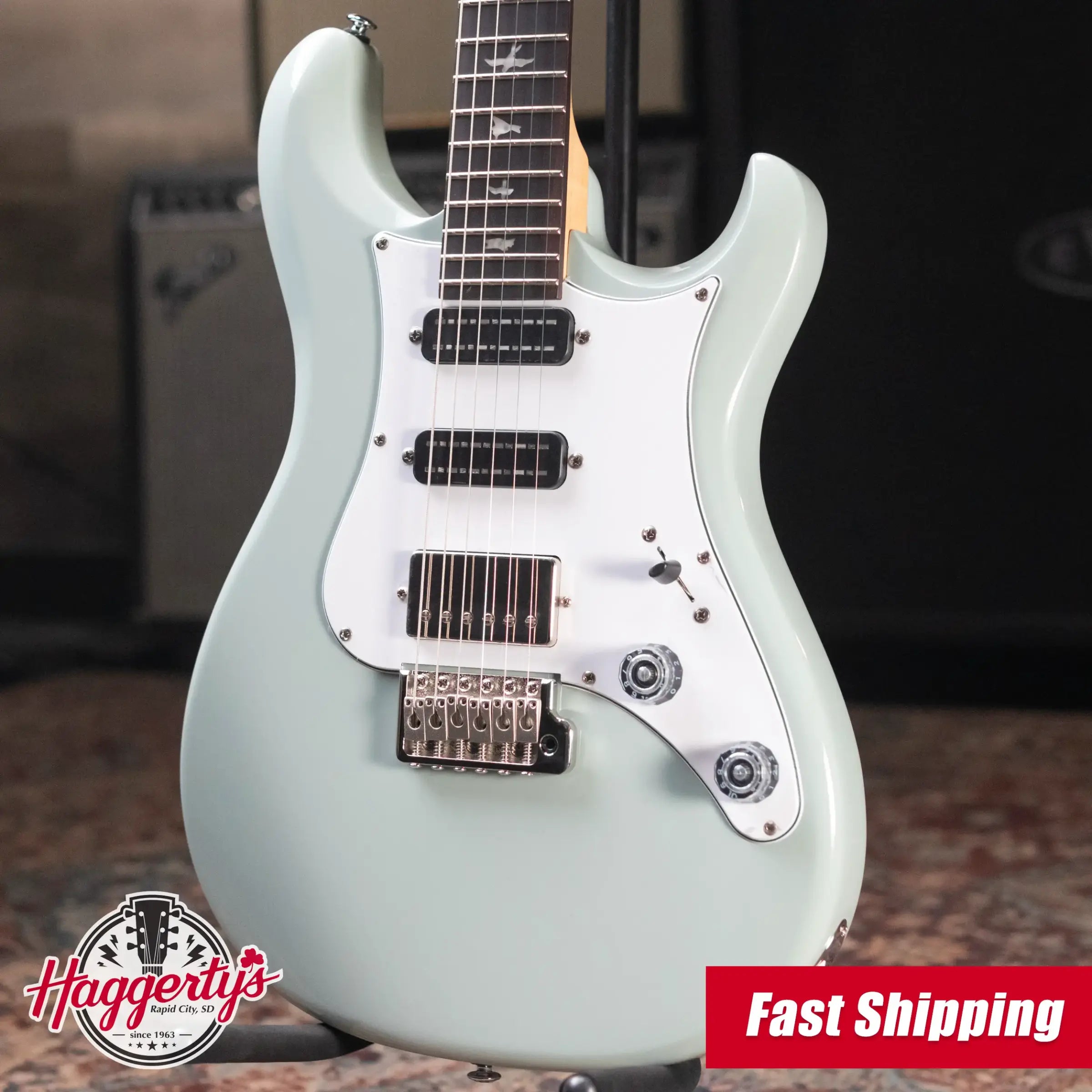 PRS SE Studio Standard Rosewood Electric Guitar - Silvertone Gray with Gig Bag