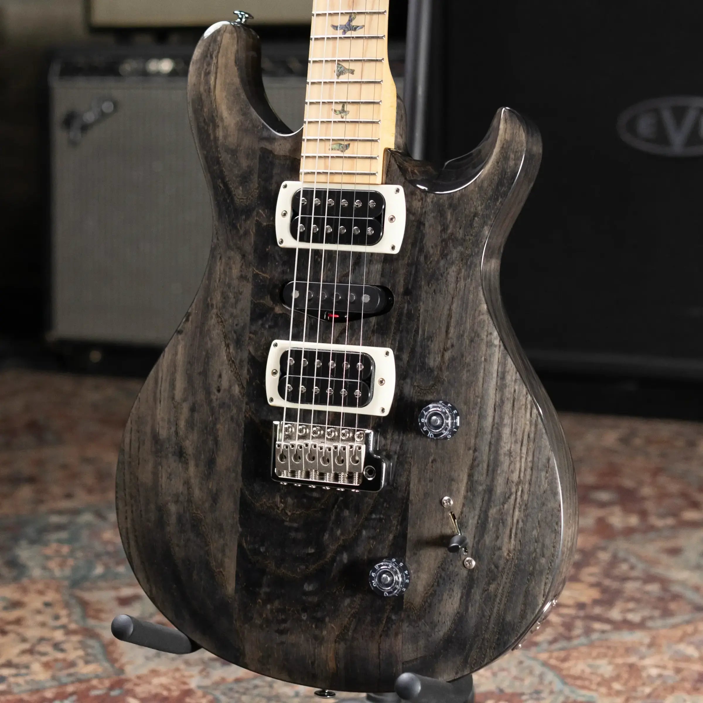 PRS SE Swamp Ash Special 22 Bolt-on Electric Guitar - Charcoal with Gig Bag