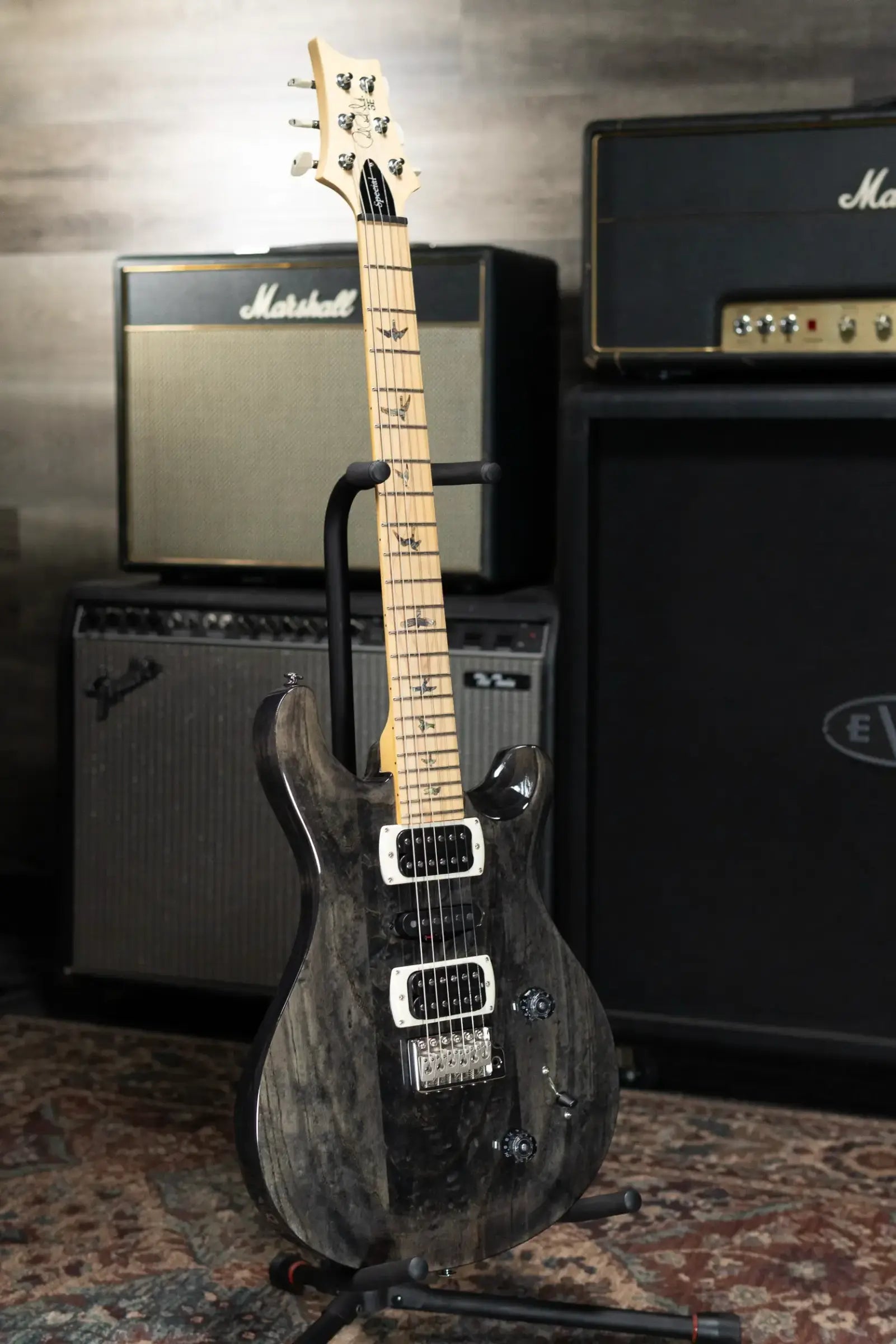 PRS SE Swamp Ash Special 22 Bolt-on Electric Guitar - Charcoal with Gig Bag