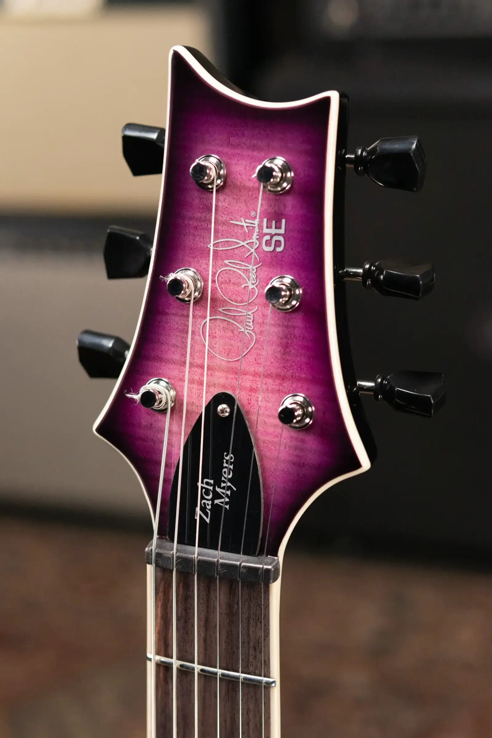 PRS SE Zach Myers Semi-Hollowbody Electric Guitar - Elder Berry Burst with Gig Bag