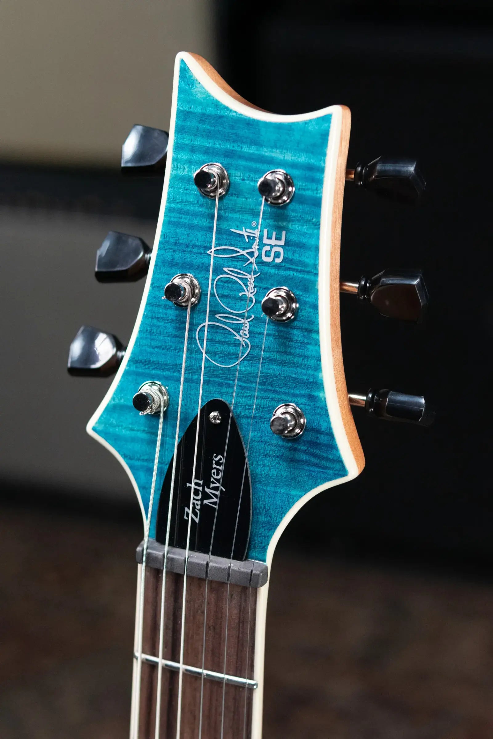 PRS SE Zach Myers Signature Electric Guitar - Myers Blue with Gig Bag