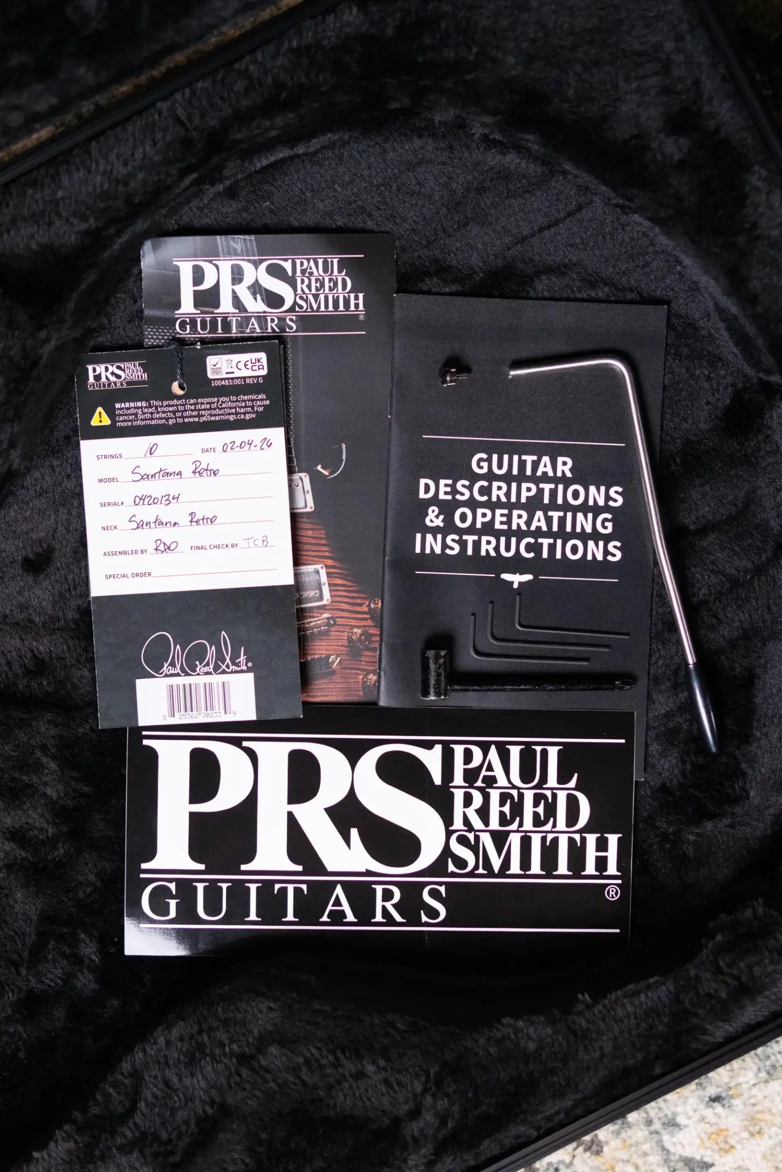 PRS Santana Retro Electric Guitar - Sprayer's Choice with Hardshell Case