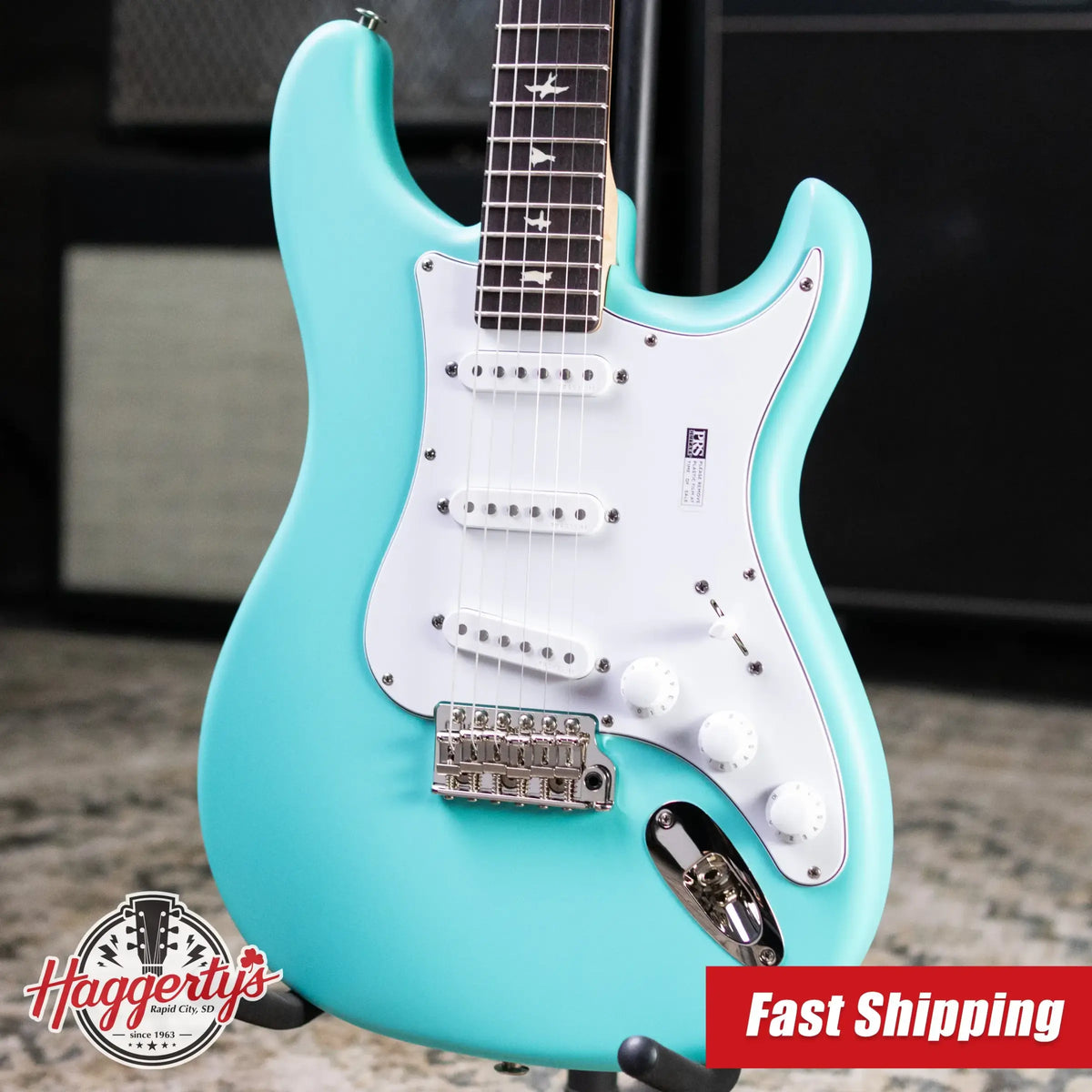 PRS Silver Sky Limited Edition Electric Guitar - Wild Blue with Gig Bag