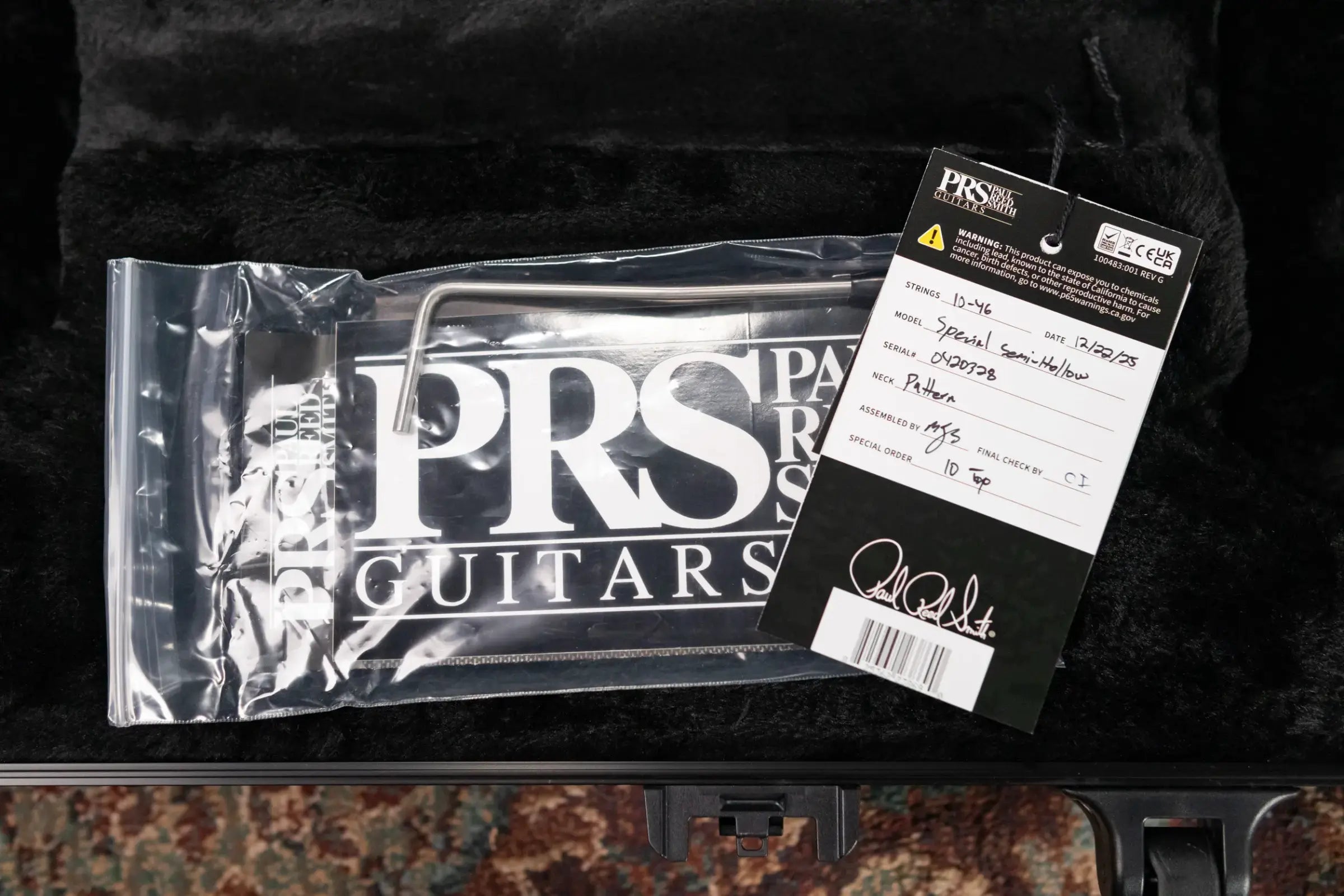 PRS Special Semi-Hollow 10-Top Electric Guitar - Aurora Borealis with Hardshell Case