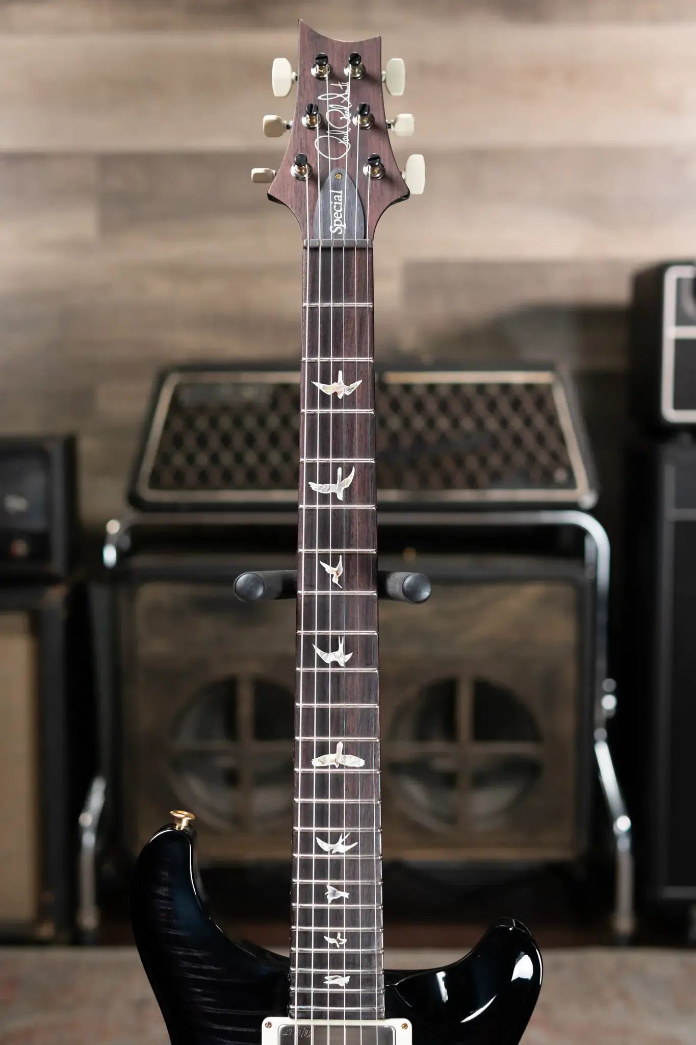 PRS Special Semi-Hollow 10-Top Electric Guitar - Faded Whale Blue Wraparound Smokeburst with Hardshell Case