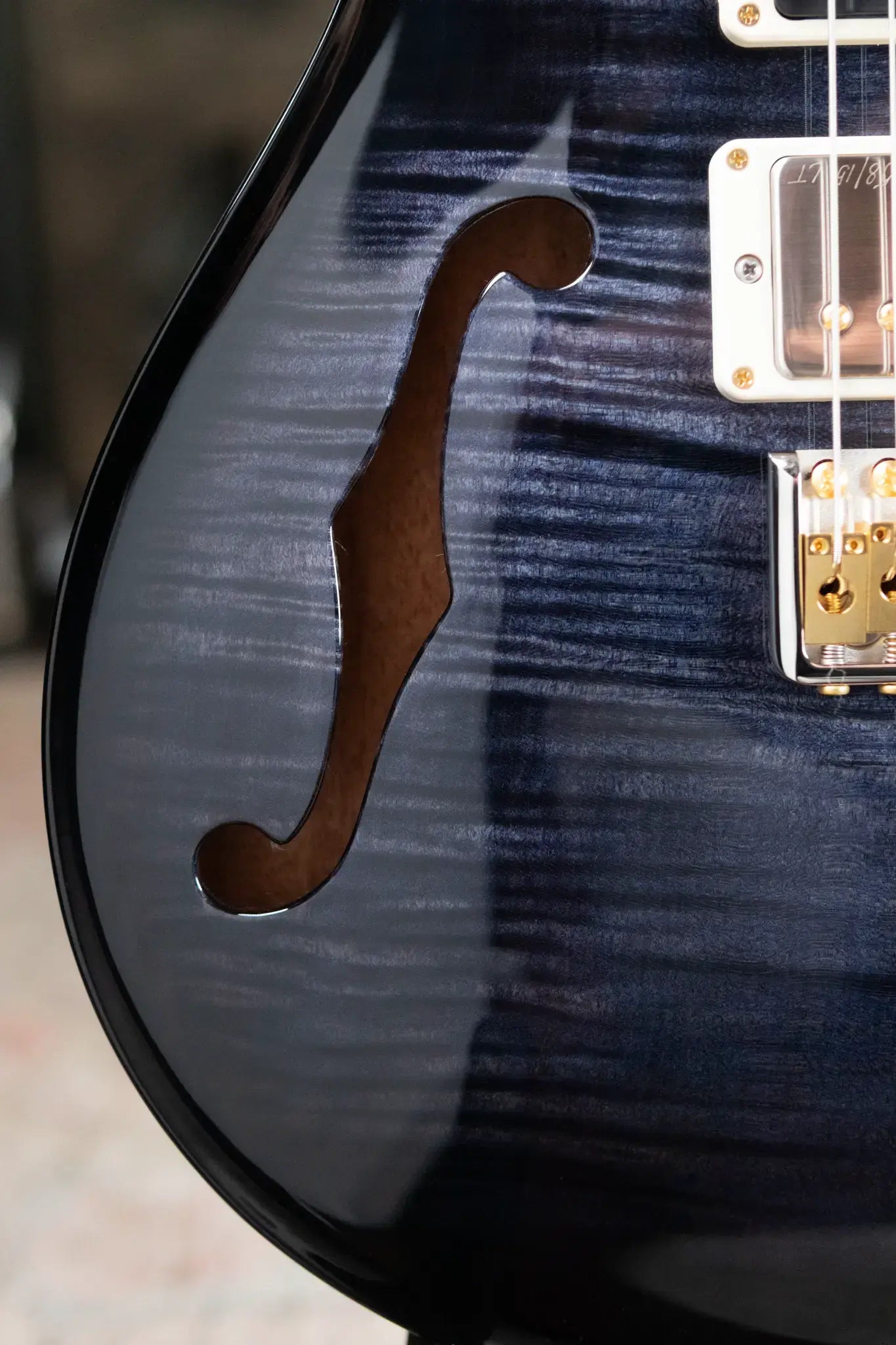 PRS Special Semi-Hollow 10-Top Electric Guitar - Faded Whale Blue Wraparound Smokeburst with Hardshell Case