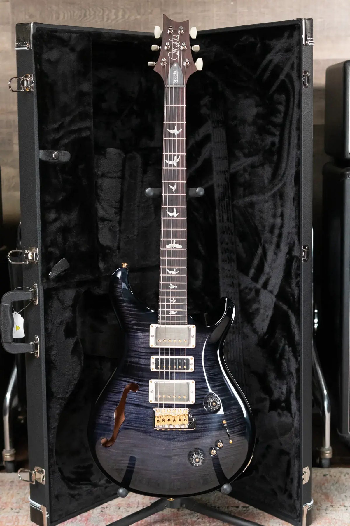 PRS Special Semi Hollow 10 Top Electric Guitar Faded Whale Blue Wraparound Smokeburst with Hardshell Case 67aba22581e26