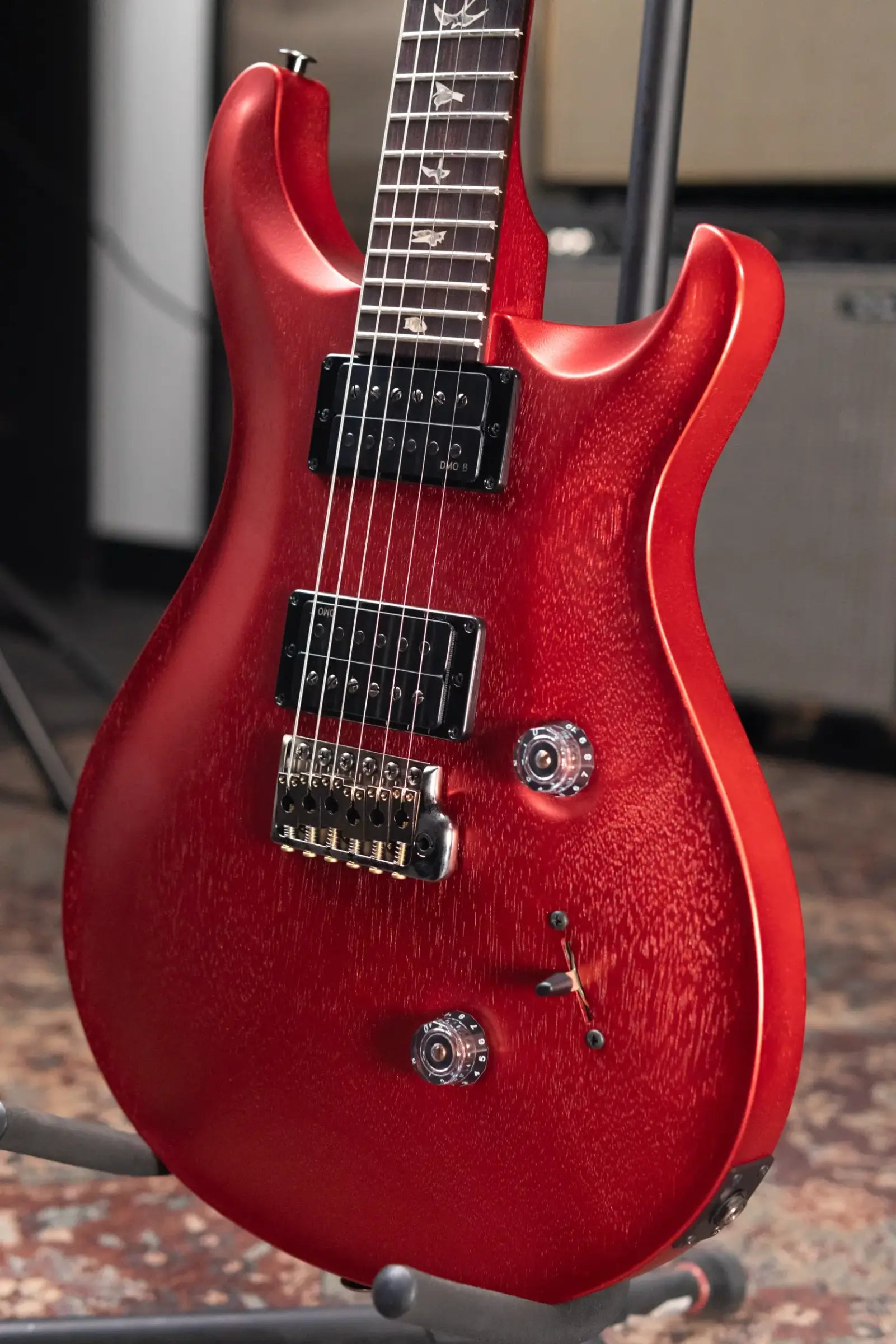 PRS Standard 24 Satin Electric Guitar - Red Apple Metallic with Hardshell Case - Used