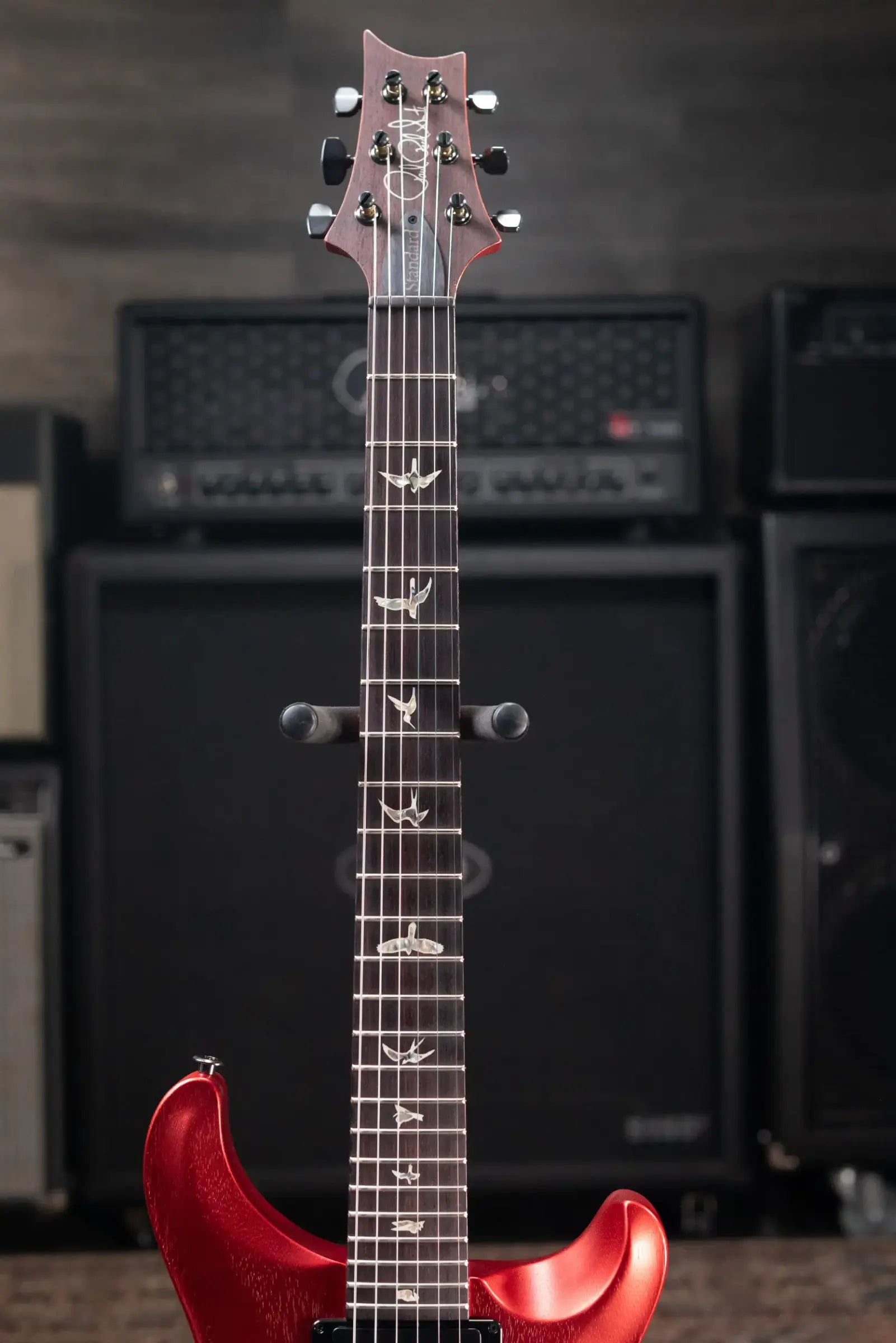 PRS Standard 24 Satin Electric Guitar - Red Apple Metallic with Hardshell Case - Used