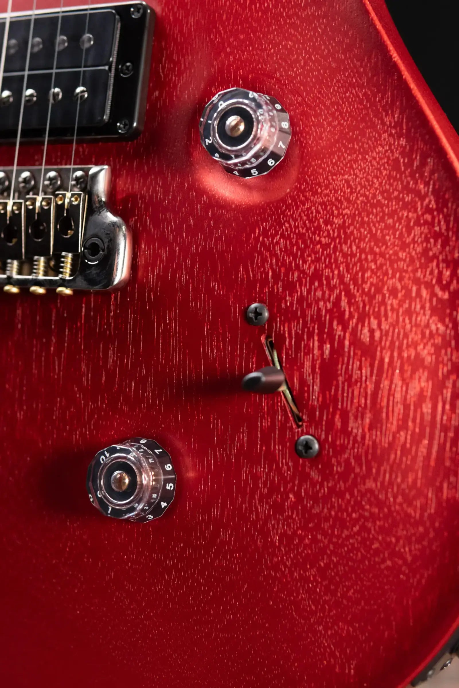 PRS Standard 24 Satin Electric Guitar - Red Apple Metallic with Hardshell Case - Used