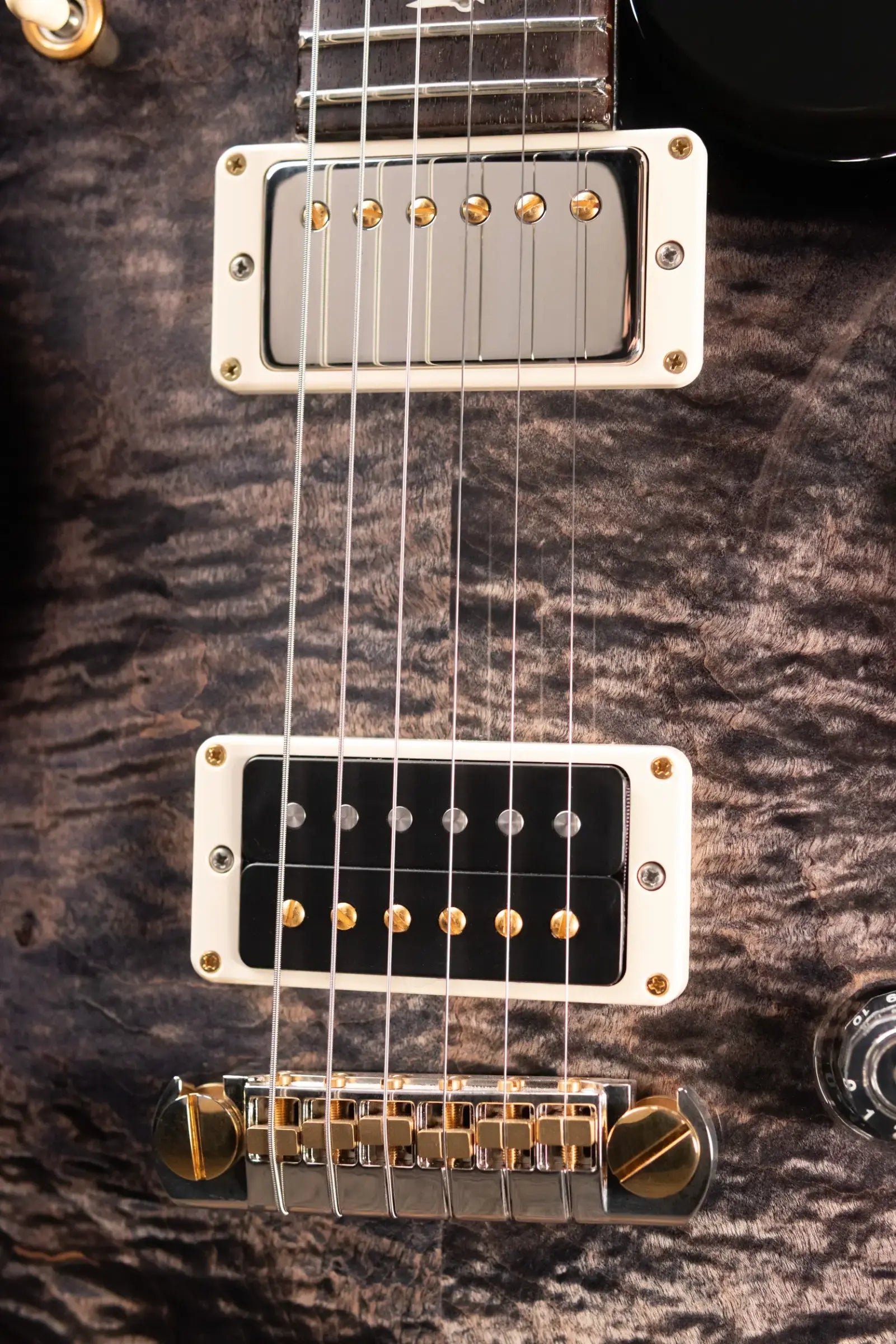 PRS Tremonti Signature 10-Top Electric Guitar - Charcoal Wraparound Smokeburst with Hardshell Case