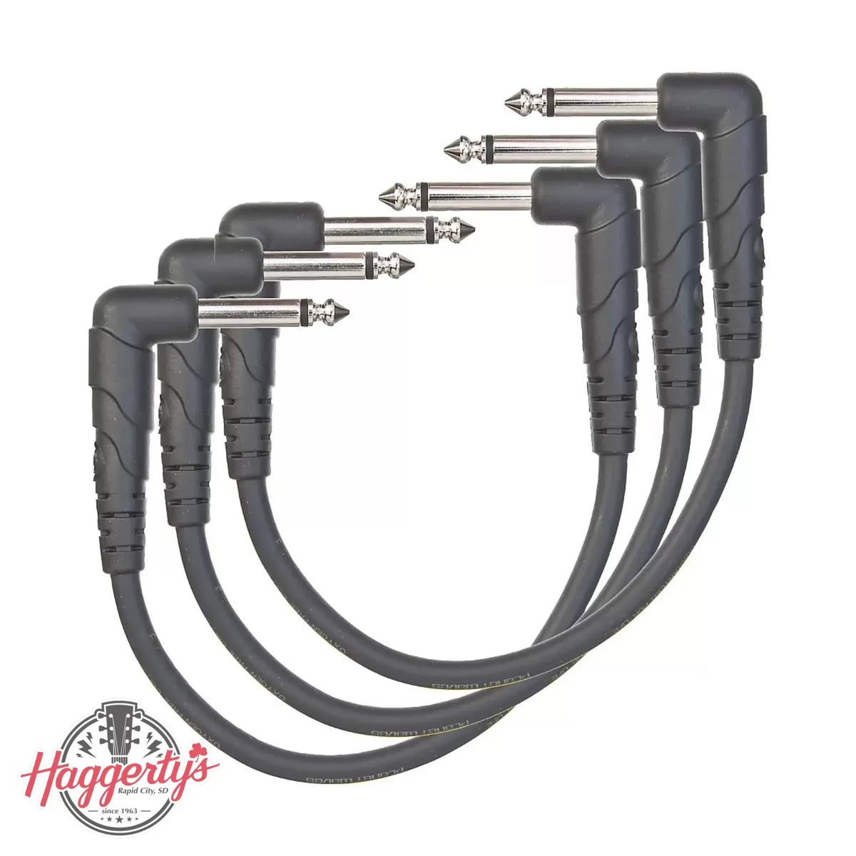 D'Addario Classic Series Patch Cable 3-pack 6"
