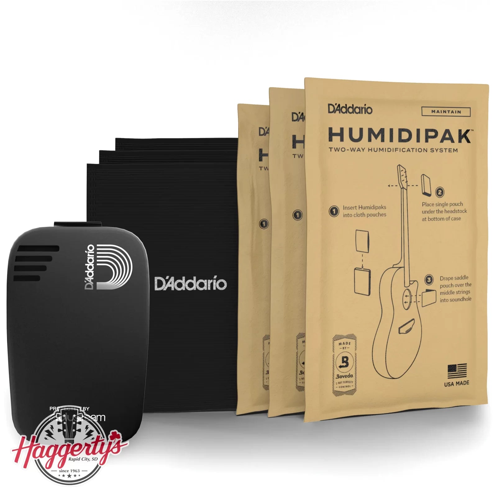 D'Addario Humidikit, Humiditrak / Humidipak Bundle