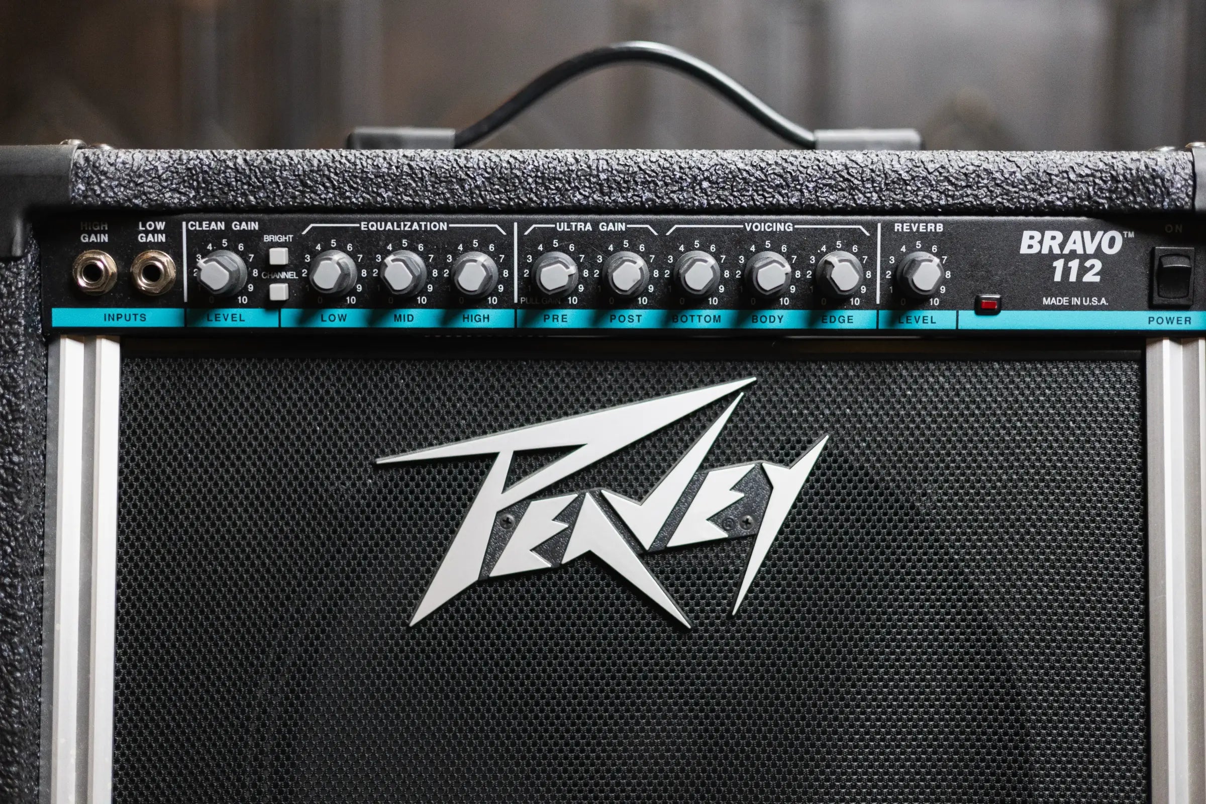 Peavey Bravo 112 25-Watt 1x12" Guitar Combo, Black/Gray with Footswitch - Used