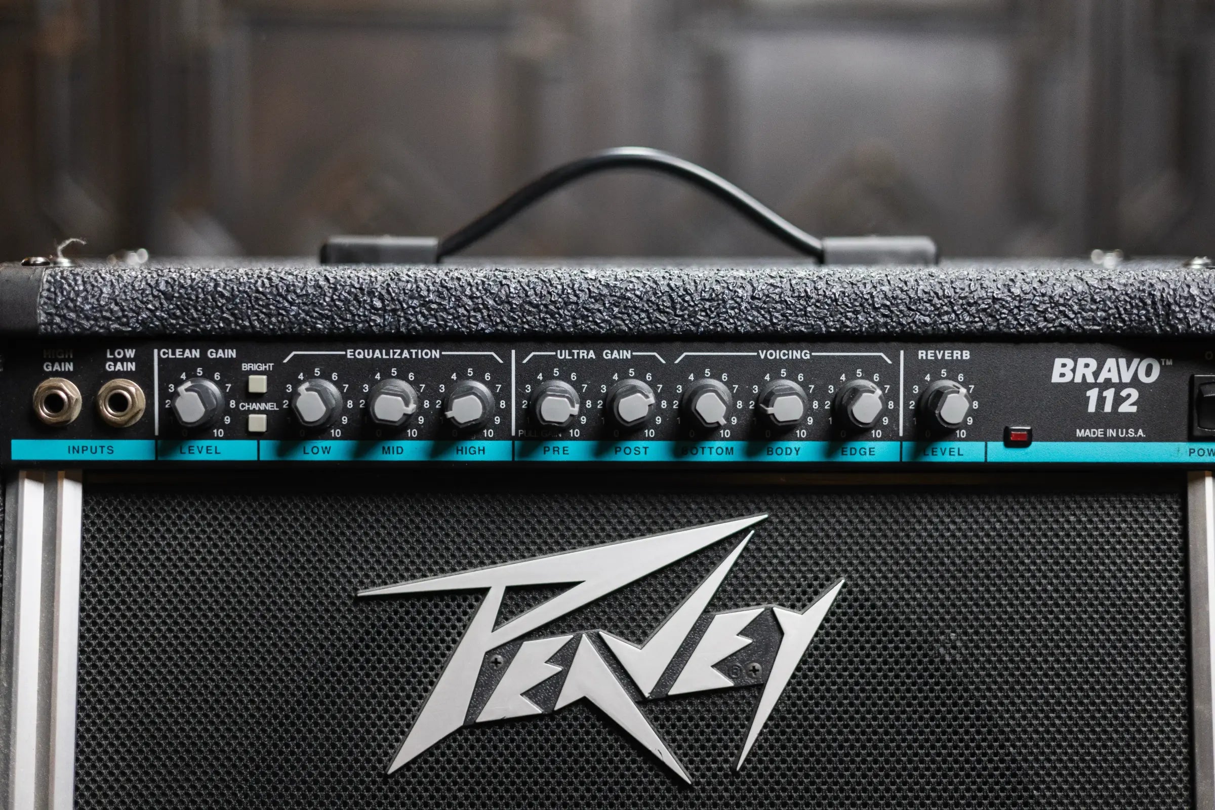 Peavey Bravo 112 25-Watt 1x12" Guitar Combo, Black/Gray with Original Footswitch - Used