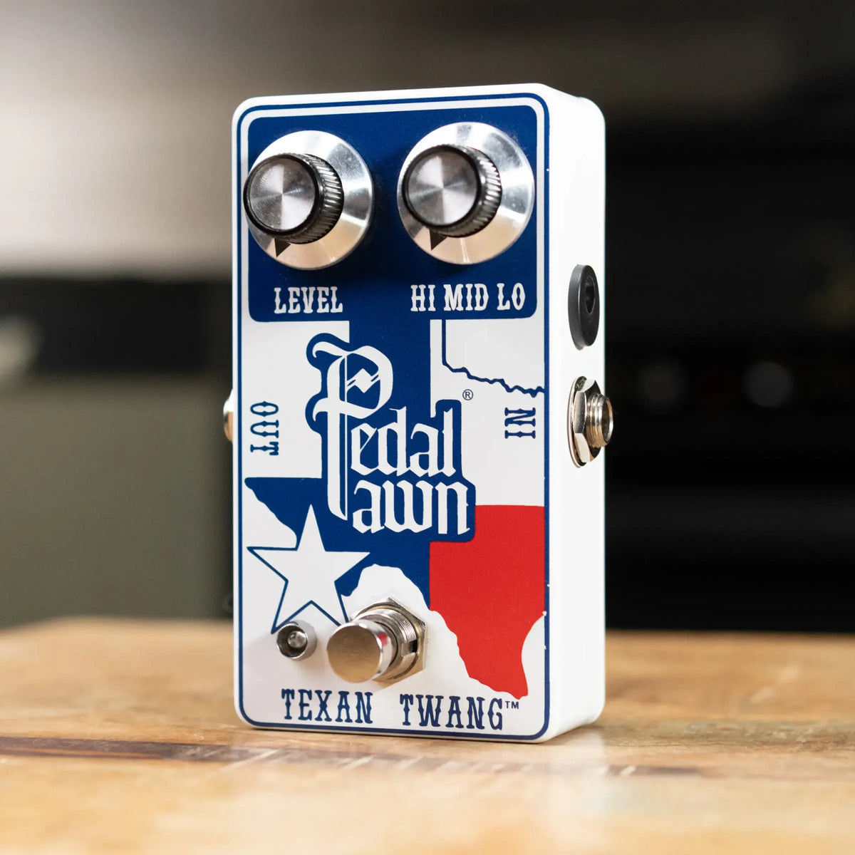 Pedal Pawn Texan Twang White Overdrive/Boost Effect Pedal - Used