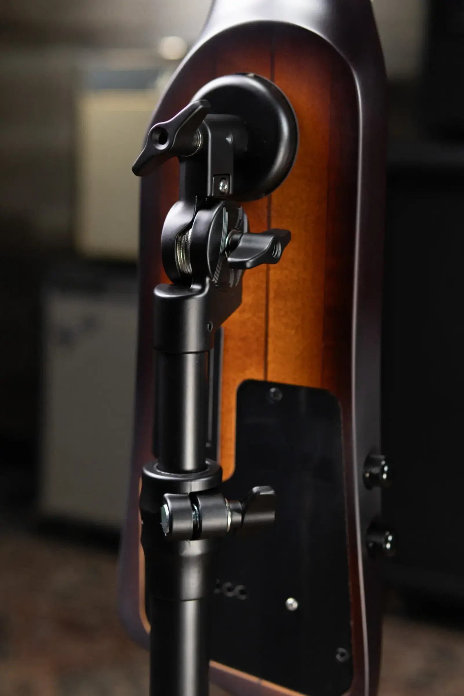 Ibanez Bass Workshop UB804 4-String Electric Upright Bass - Mahogany Oil Burst with Gig Bag
