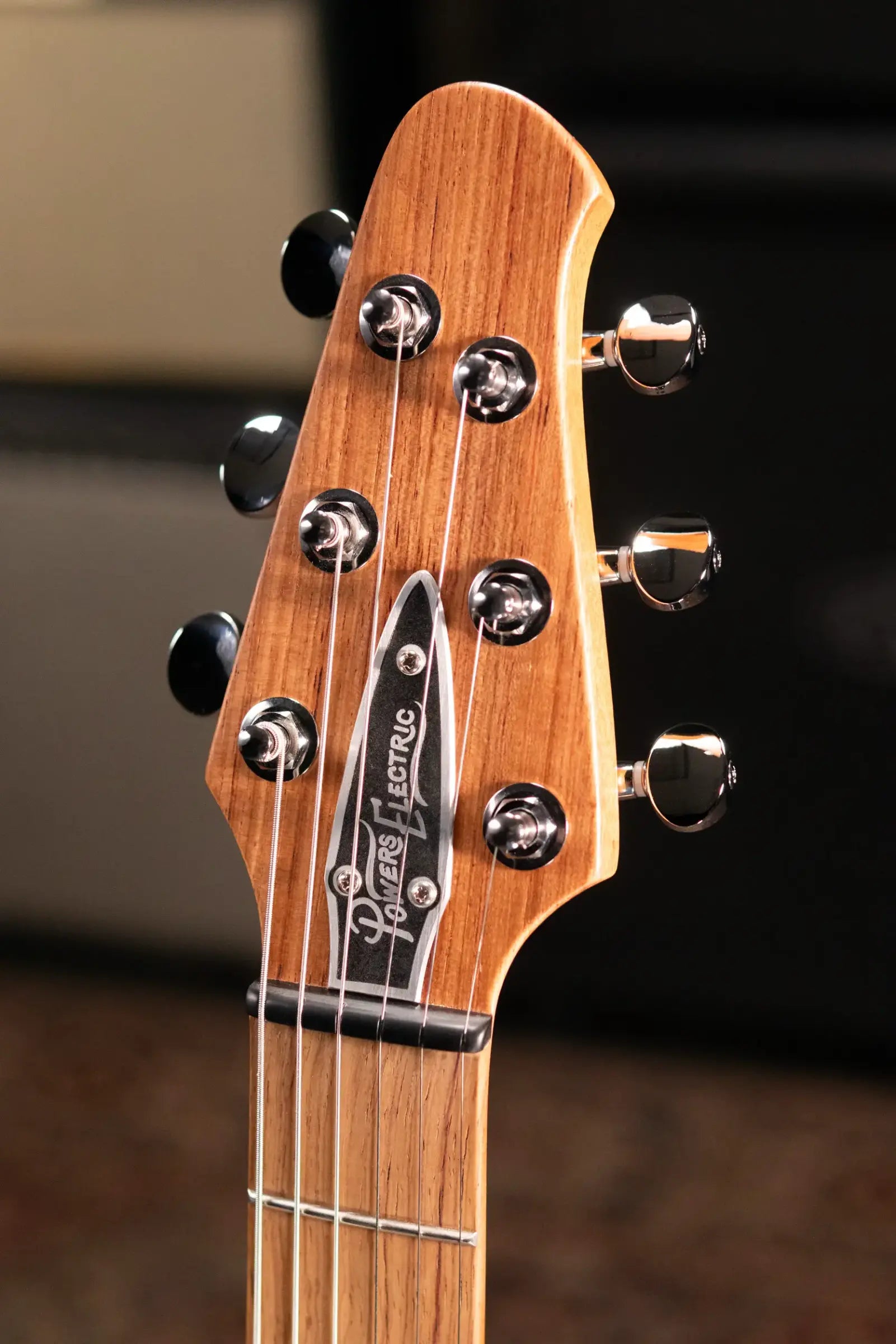 Powers Electric A-Type PF42 Hollow Body Electric Guitar - Byzantine Gold with Gig Bag