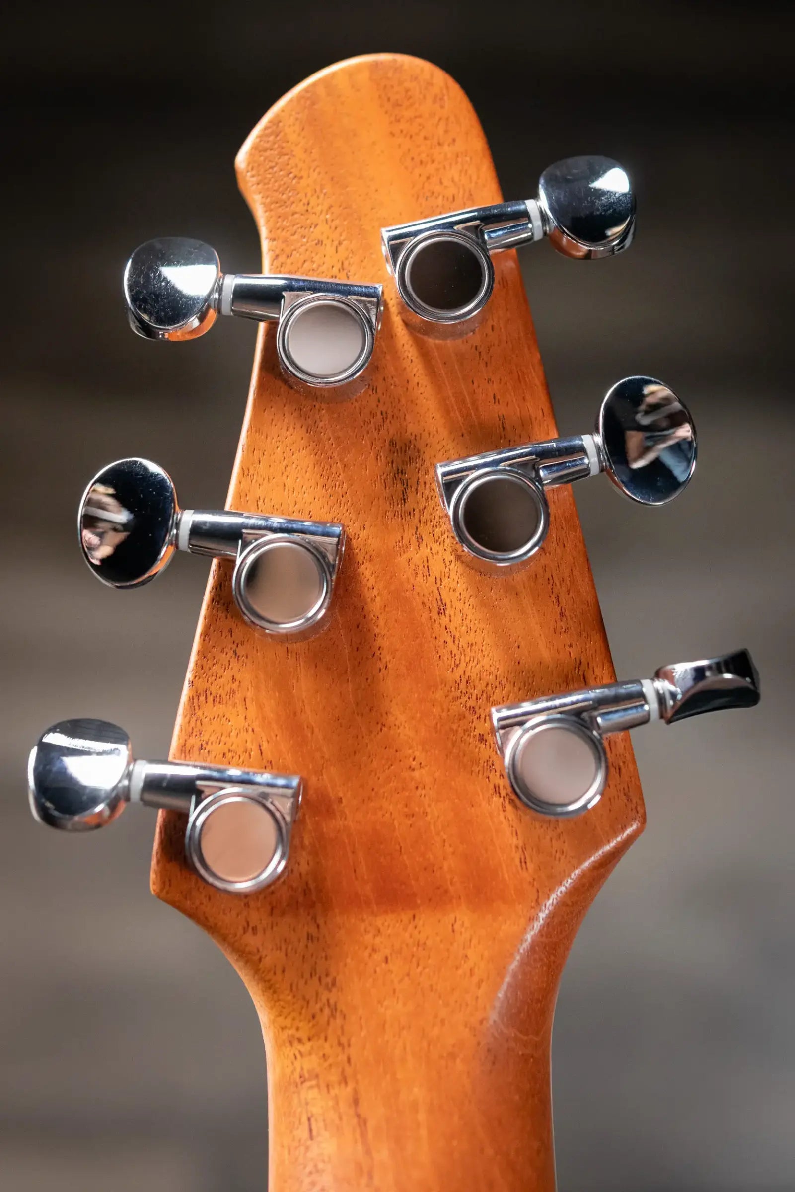 Powers Electric A-Type PF42 Hollow Body Electric Guitar - Crystal Red Metallic with Gig Bag