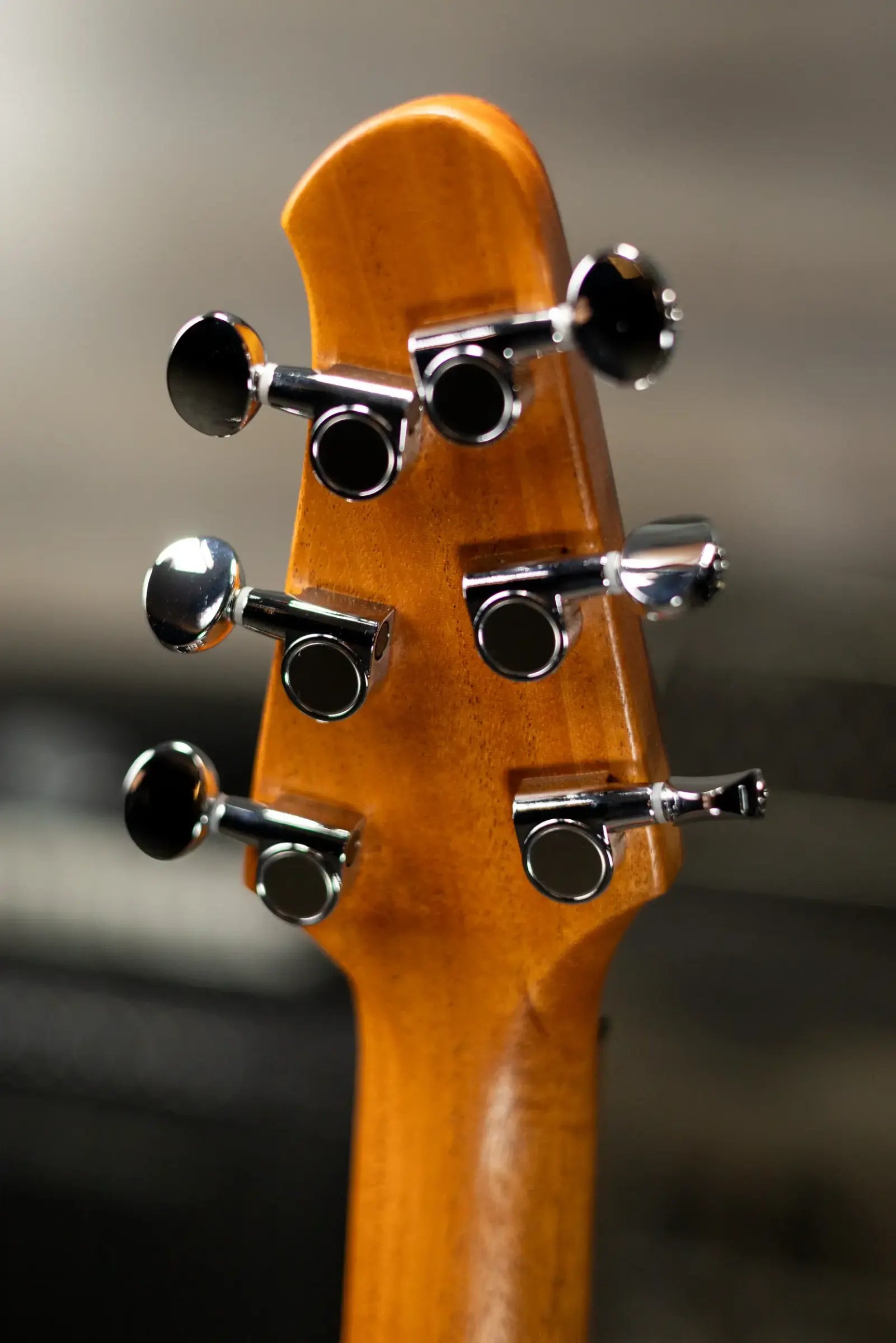 Powers Electric A-Type PF42 Hollow Body Guitar - Continental Orange with Gig Bag