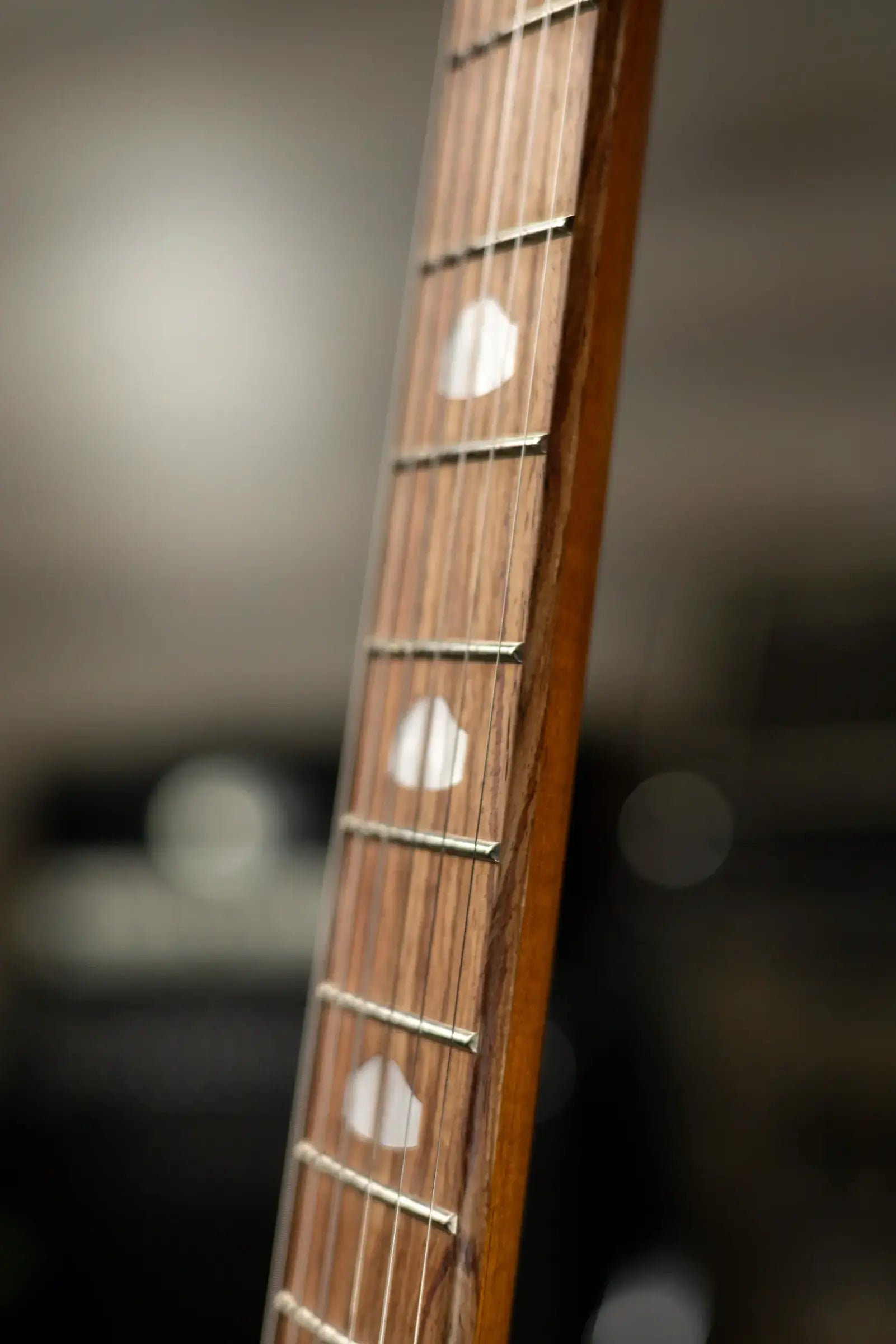 Powers Electric A-Type PF42 Hollow Body Guitar - Continental Orange with Gig Bag