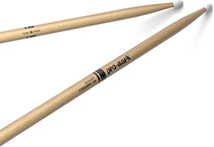 Promark 5A Hickory Drumsticks, Oval Nylon Tip