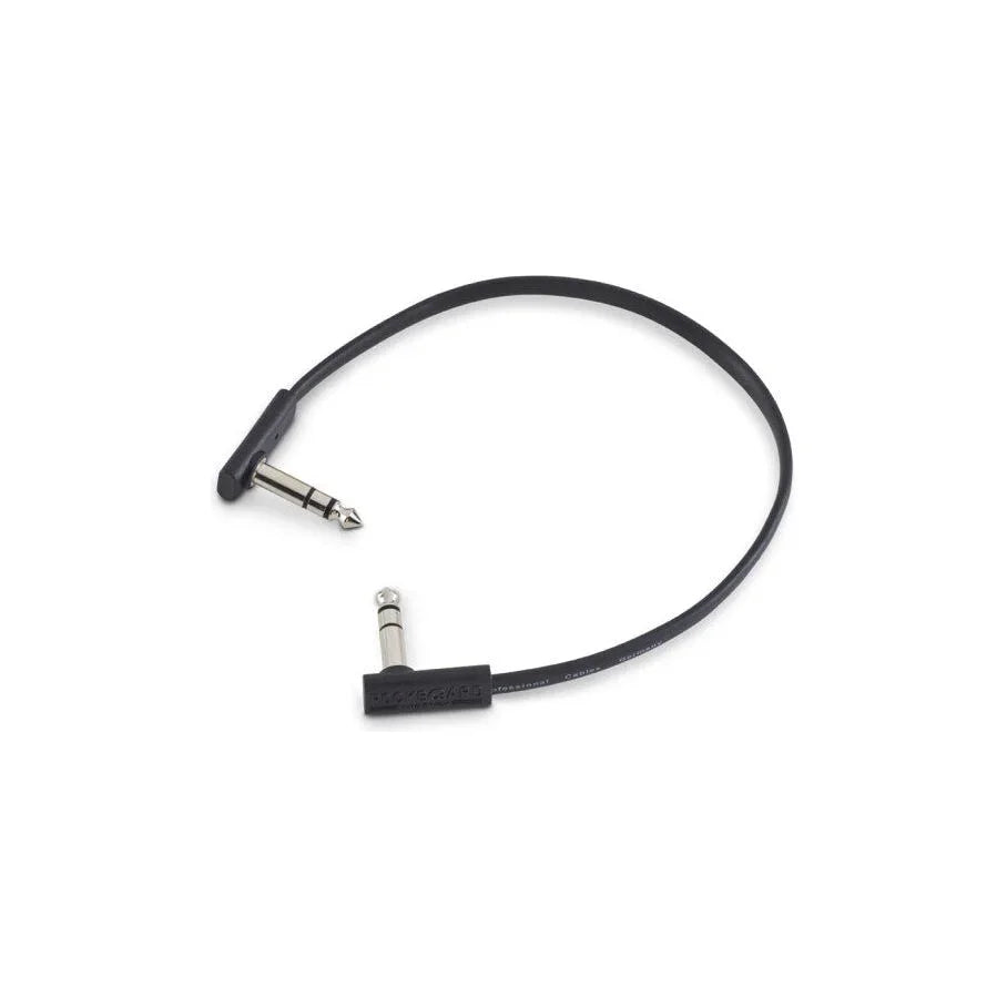RockBoard RBO CAB F TRS 30 BK Flat TRS Cable - 30 cm/11-13/16"