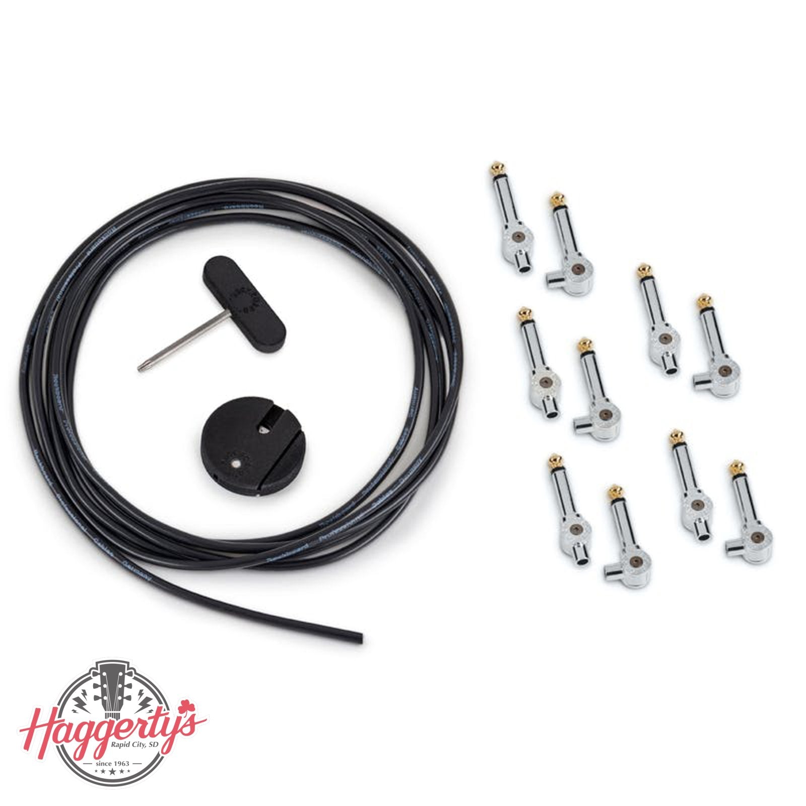 Rockboard Custom Solderless Patch Cable System- Chrome