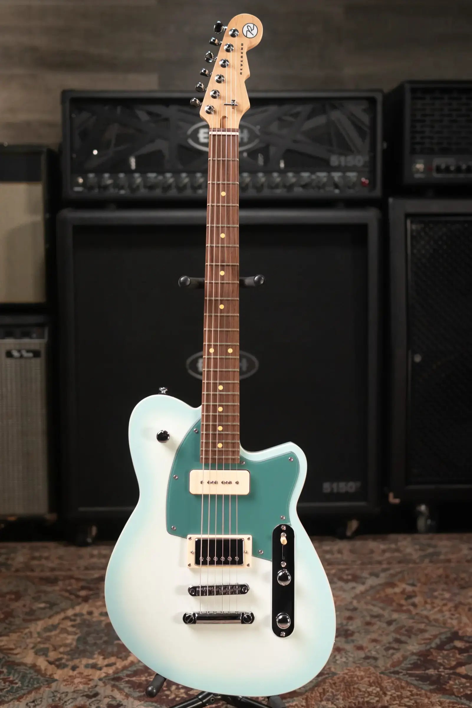 Reverend Double Agent OG Electric Guitar - Chronic Blue Burst