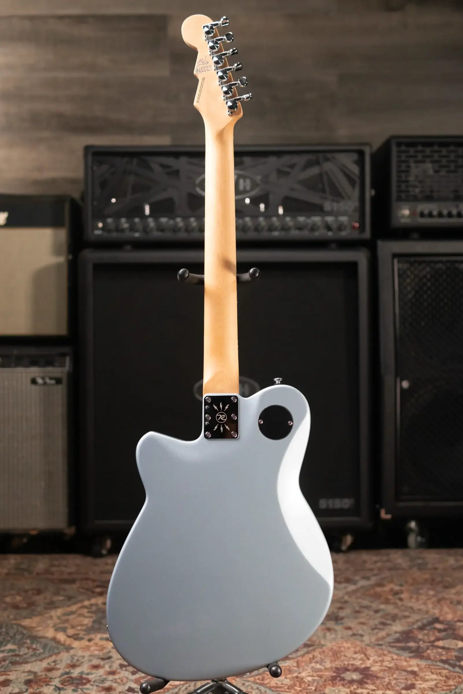 Reverend Double Agent OG Electric Guitar - Metallic Silver Freeze