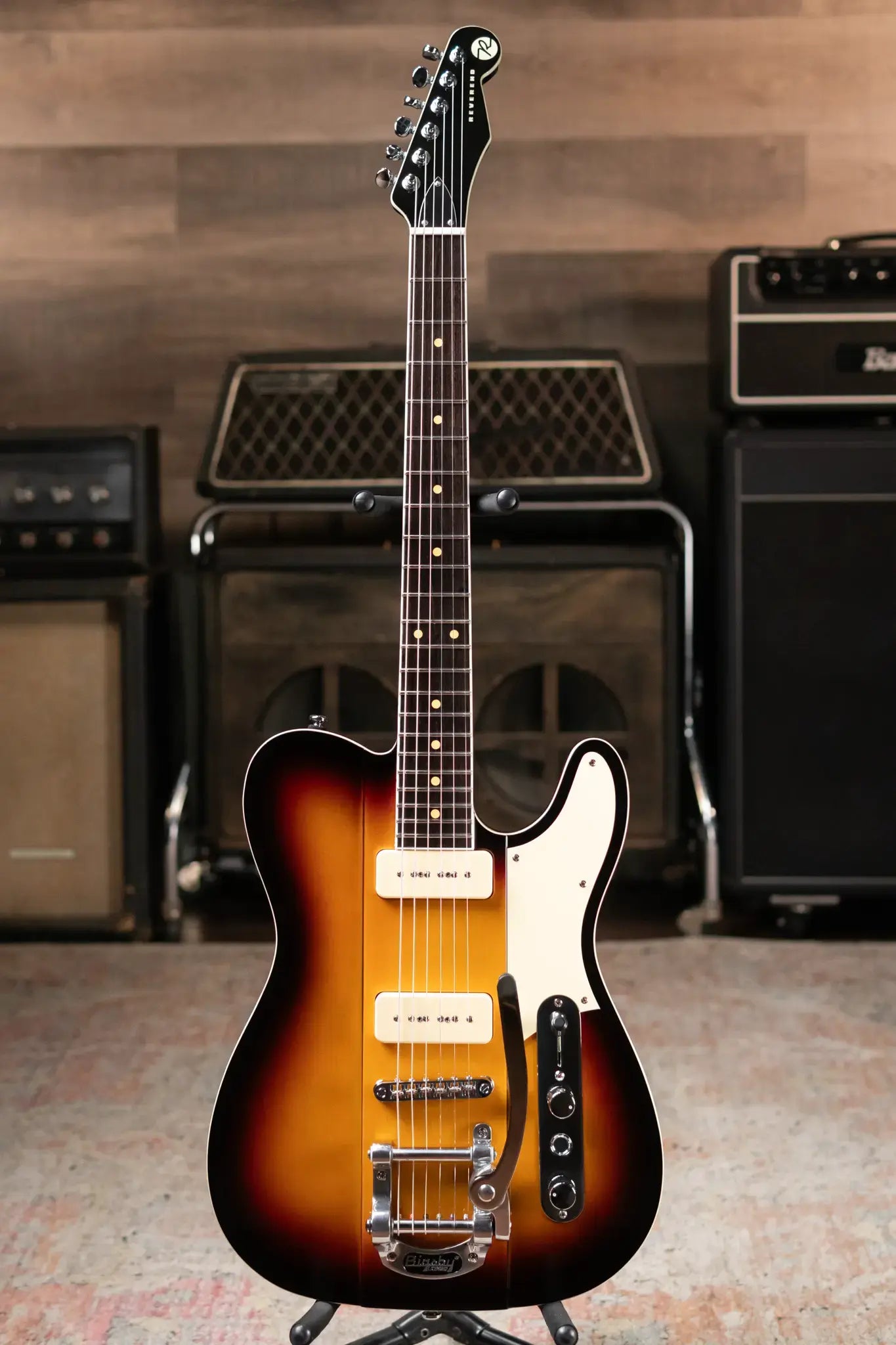 Reverend Greg Koch Signature Gristle 90 Electric Guitar - 3-Tone Burst