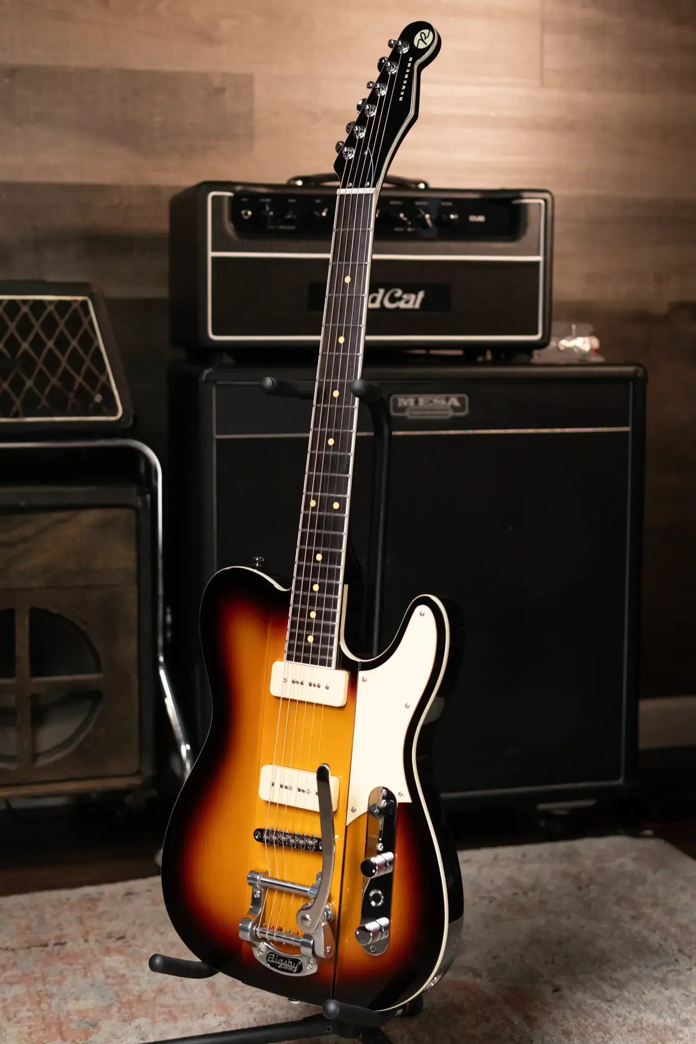 Reverend Greg Koch Signature Gristle 90 Electric Guitar - 3-Tone Burst