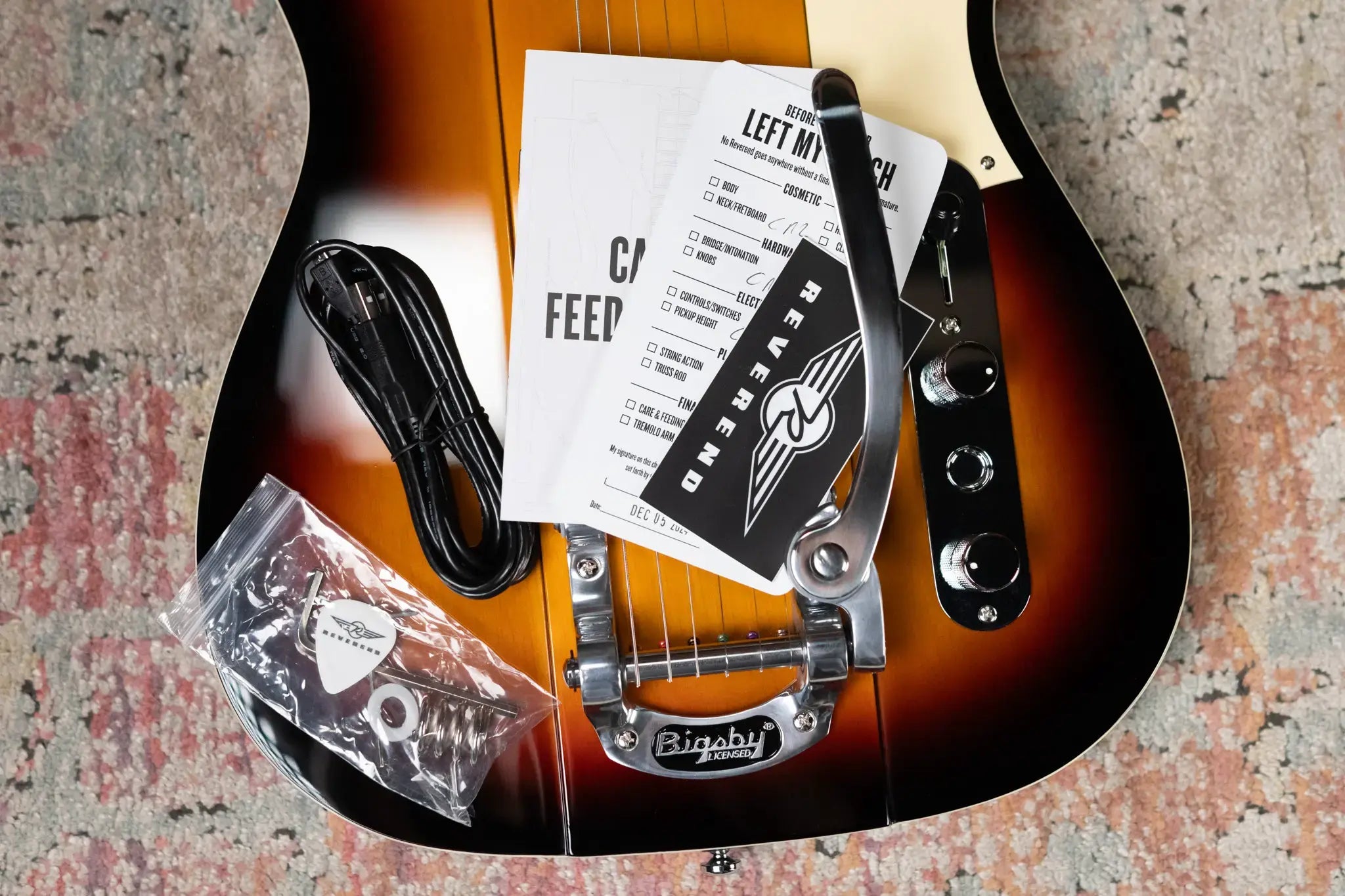 Reverend Greg Koch Signature Gristle 90 Electric Guitar - 3-Tone Burst