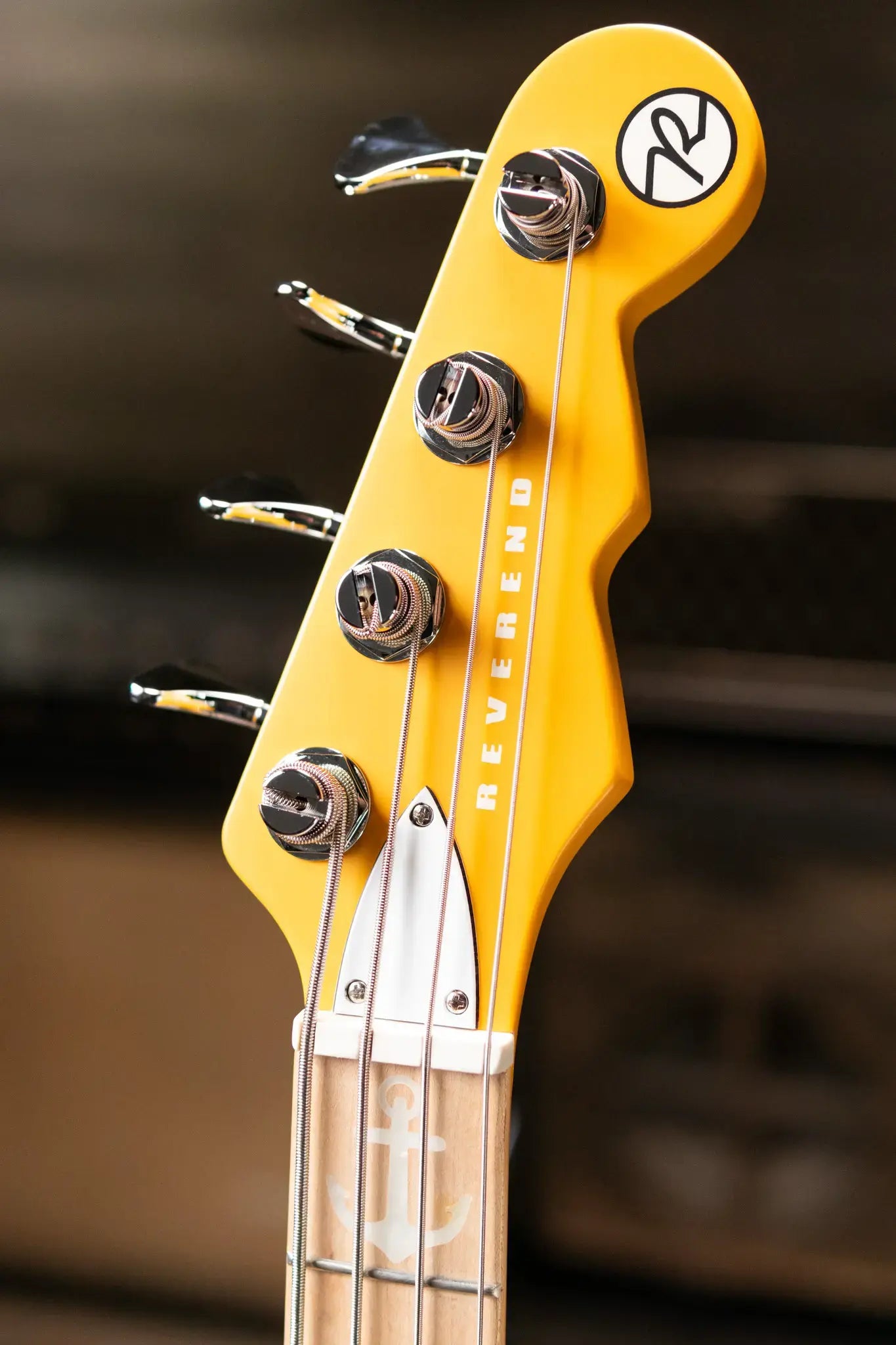 Reverend Mike Watt Wattplower MKII Bass Guitar - Watt Yellow